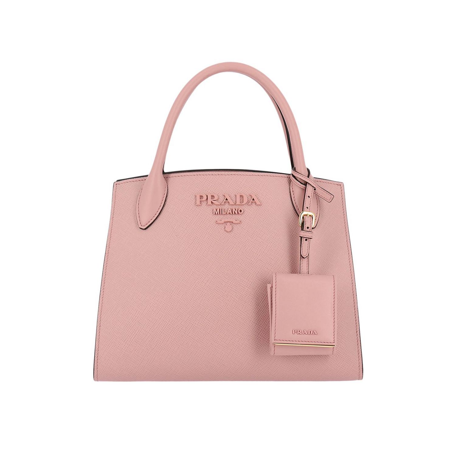 prada peach bag