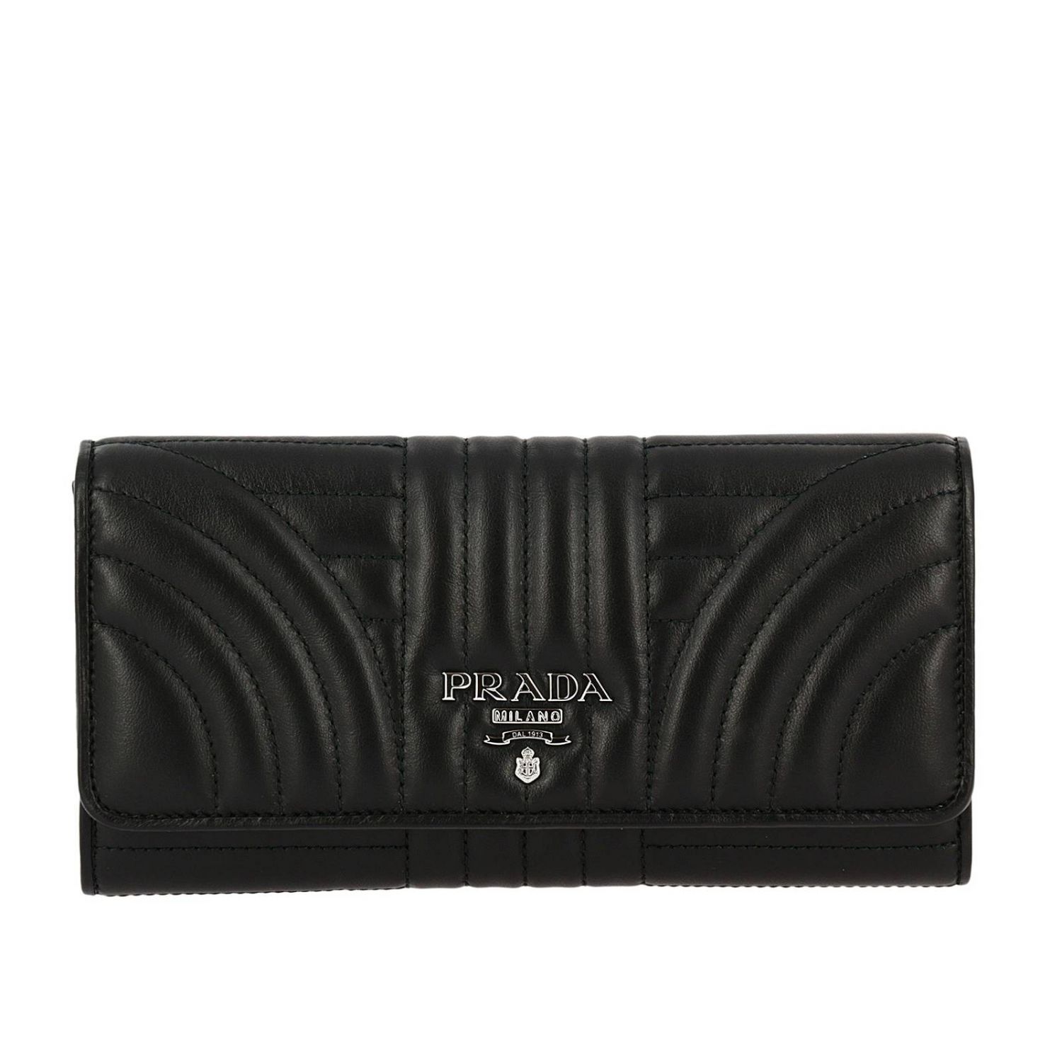 PRADA Wallet women Black Wallet Prada 1MH132 2D91