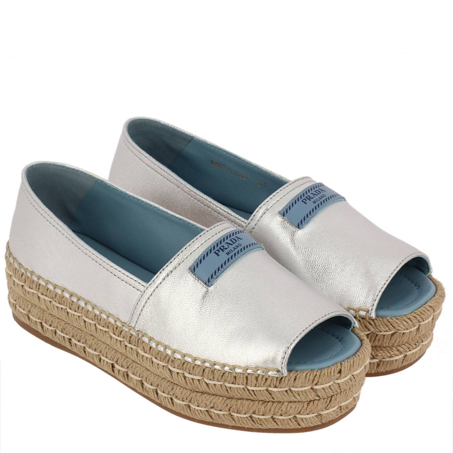 prada wedge espadrille