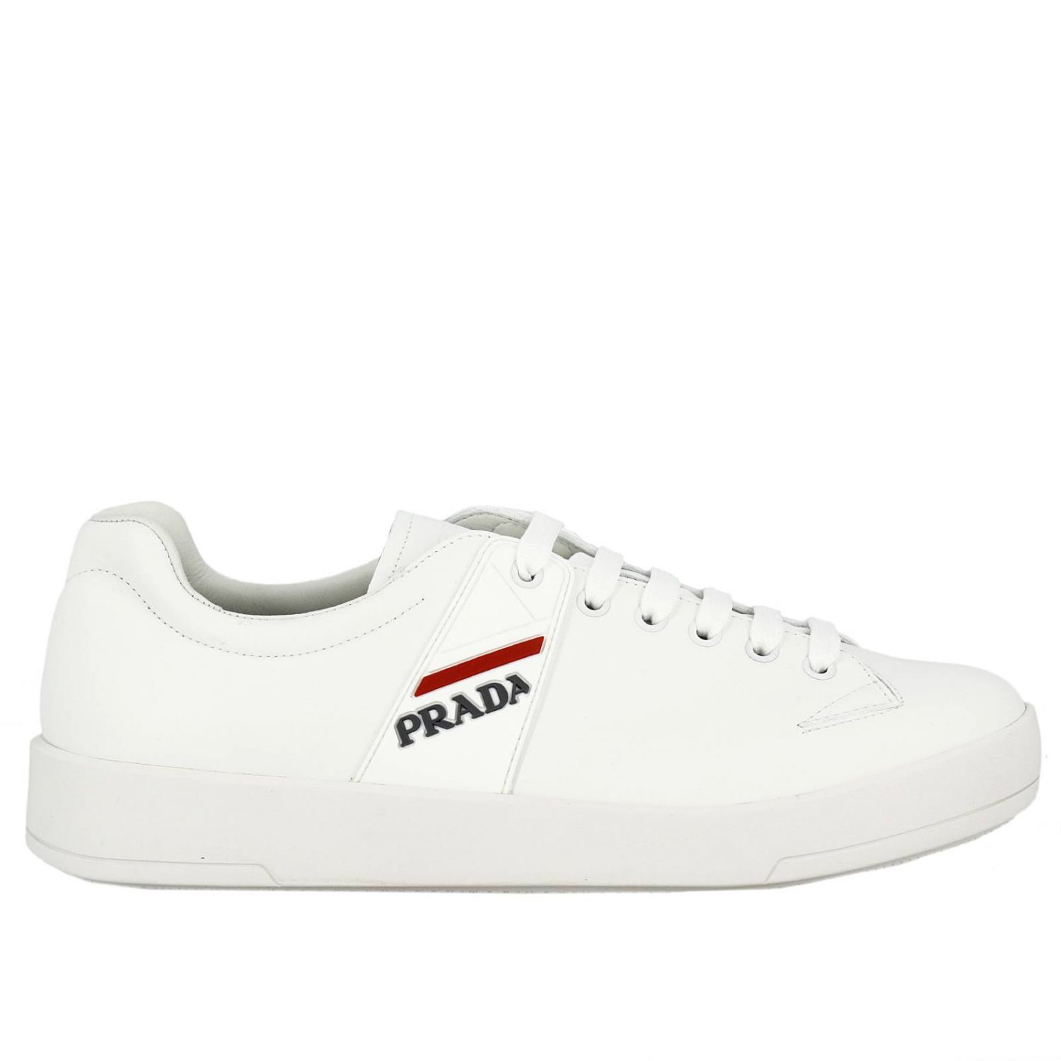 PRADA: Shoes men | Sneakers Prada Men White | Sneakers Prada 4E3197 6DT ...