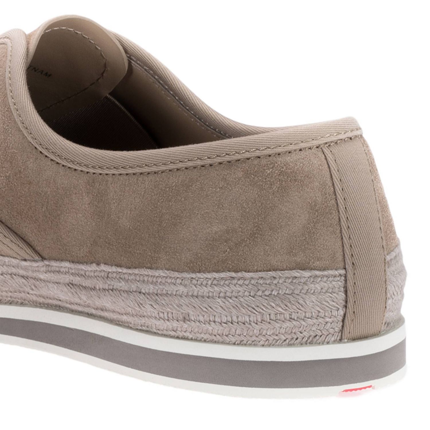 beige prada trainers