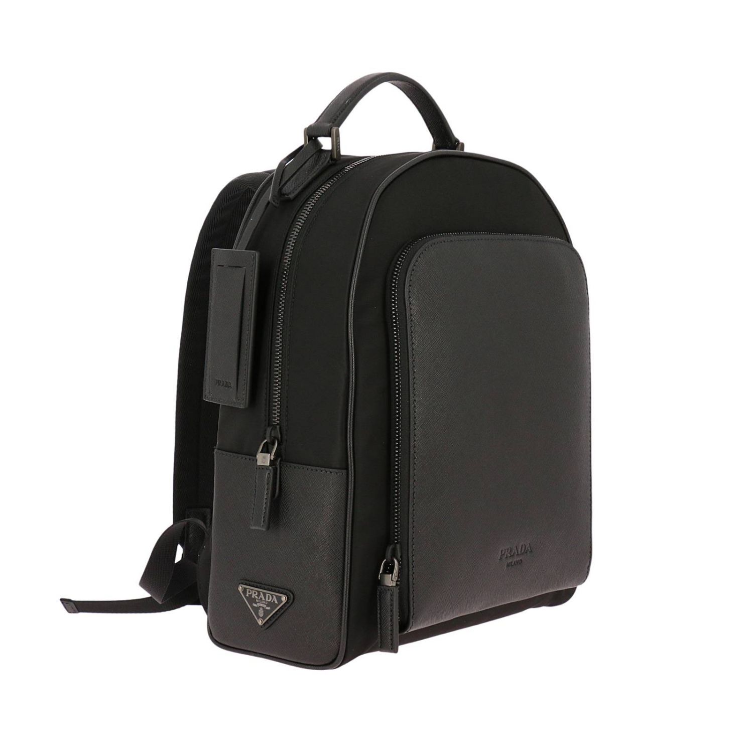 PRADA: Bags men | Backpack Prada Men Black | Backpack Prada 2VZ011 V ...