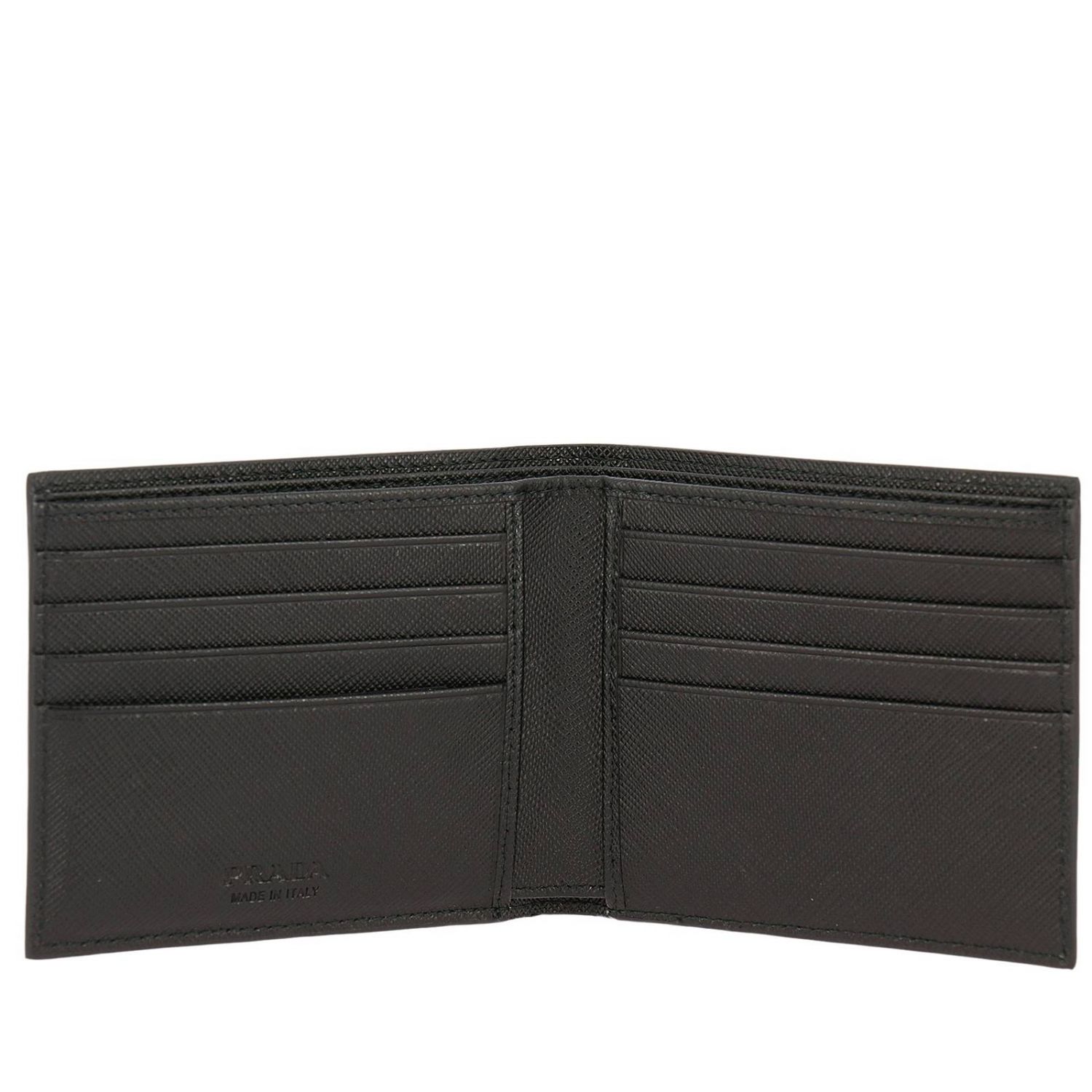PRADA: Wallet men - Black | Wallet Prada 2MO513 QME GIGLIO.COM