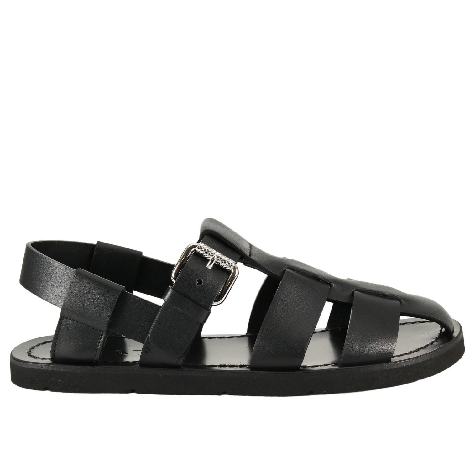 PRADA: Zapatos hombre - Negro | Sandalias Prada 2X3007 34A GIGLIO.COM