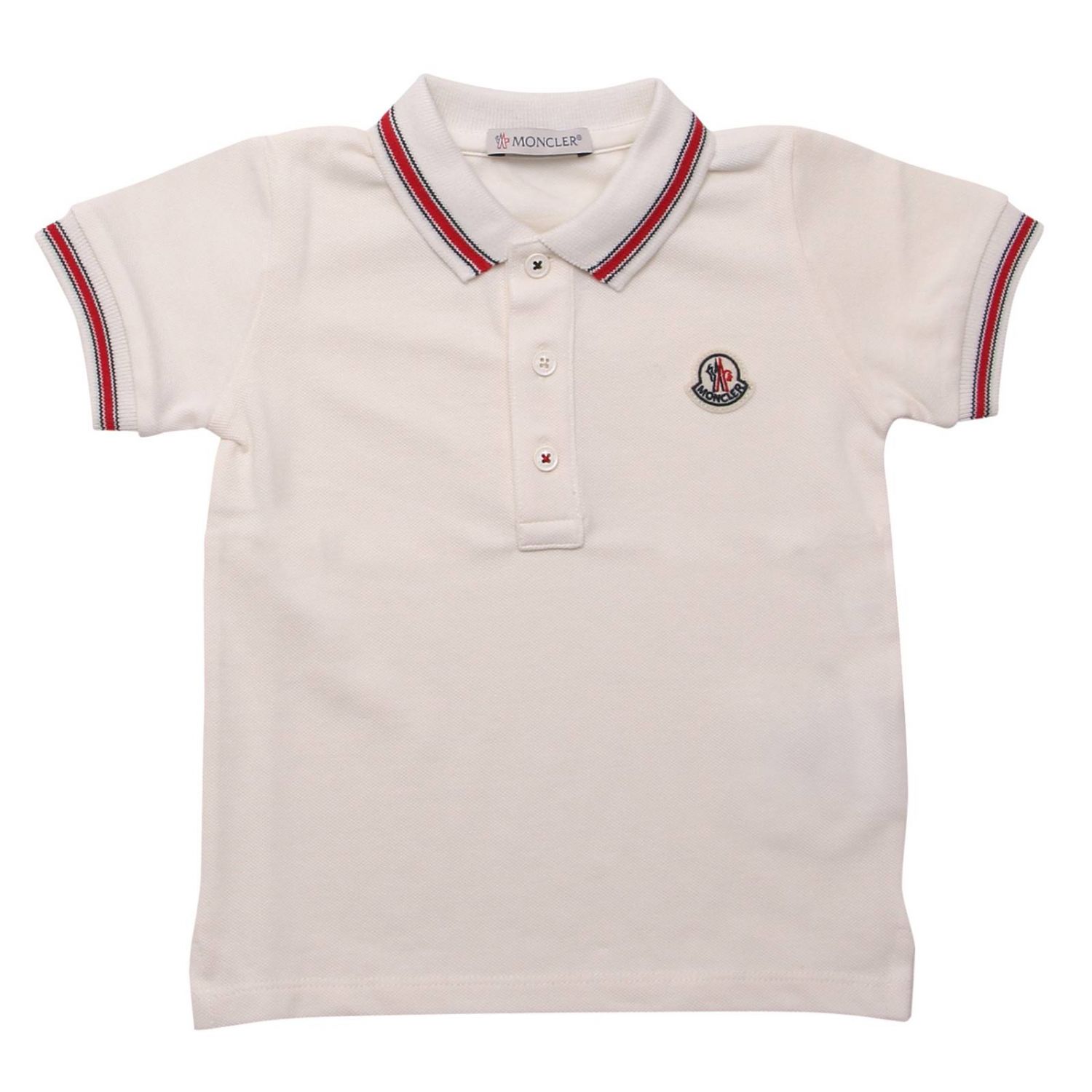 MONCLER: T-shirt kids - White | T-Shirt Moncler 83066 8496F GIGLIO.COM