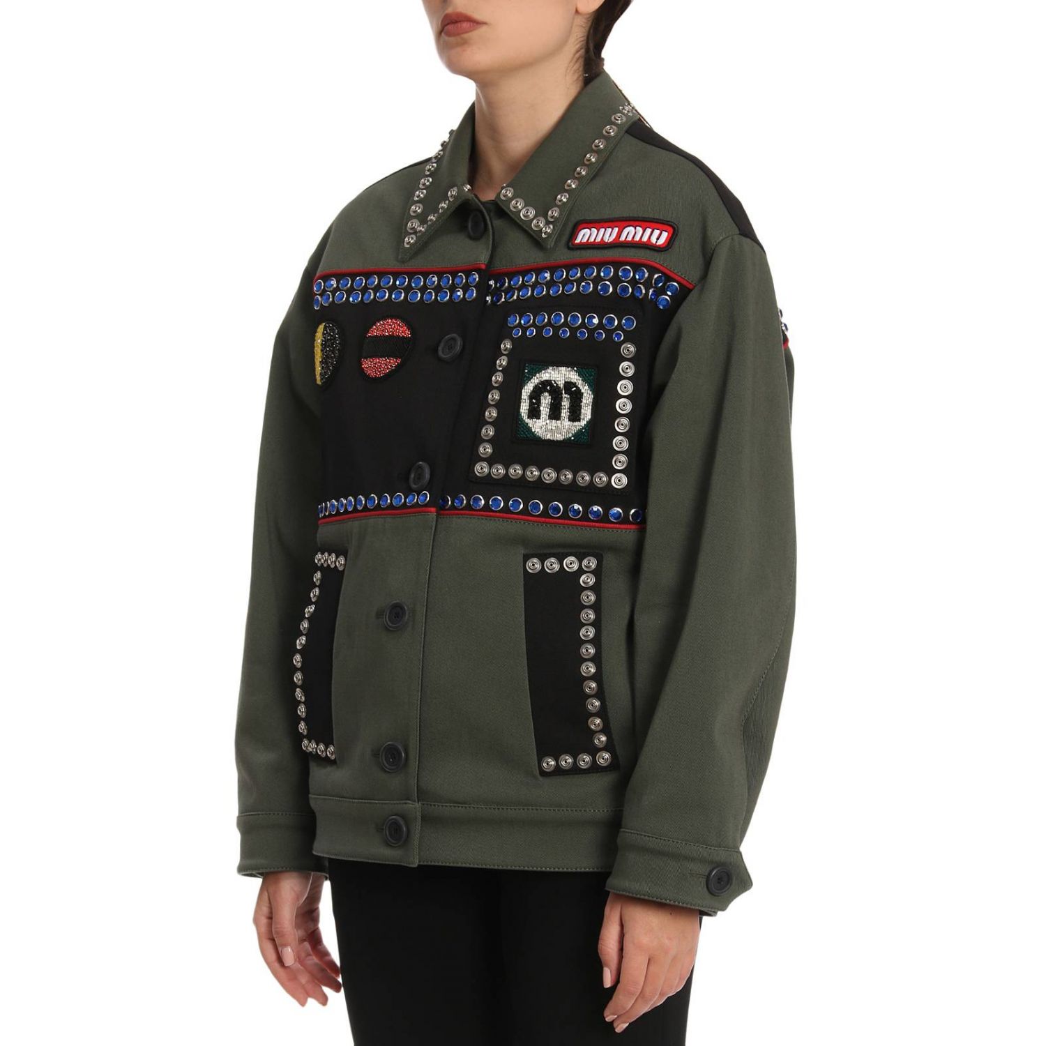 miu miu military jacket