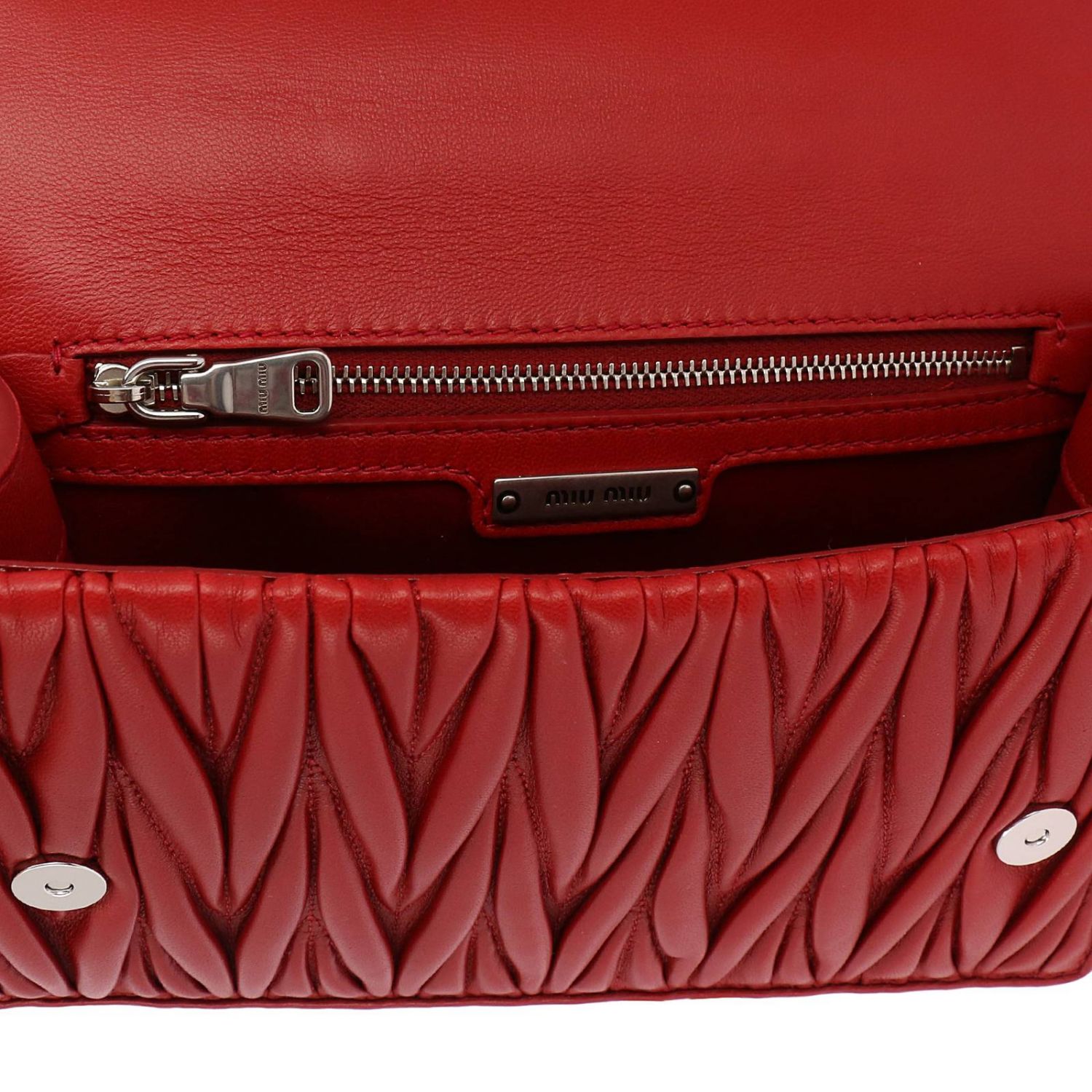 MIU MIU Shoulder bag women Crossbody Bags Miu Miu Women Red