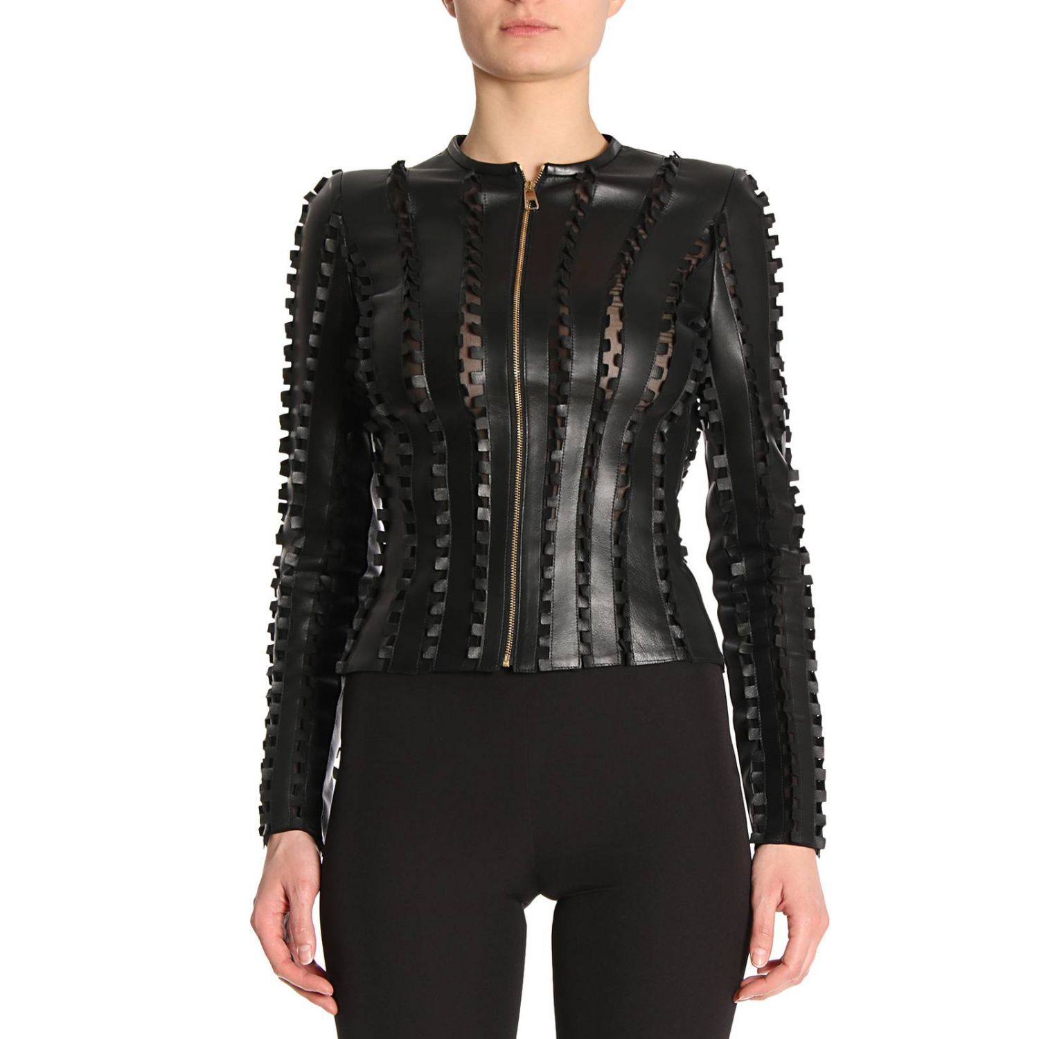 Versace Collection Outlet Jacket women Black Jacket Versace