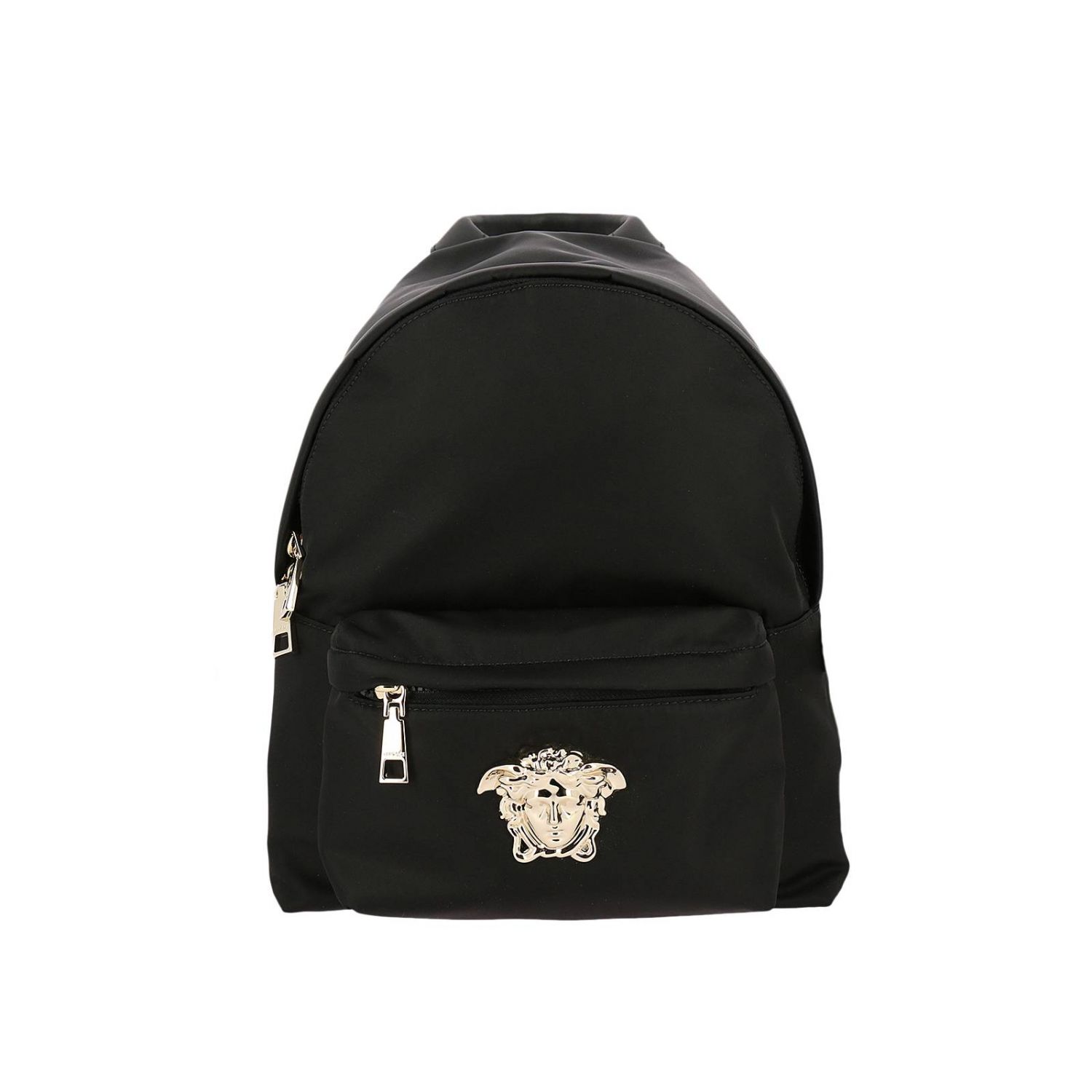 versace black backpack women's