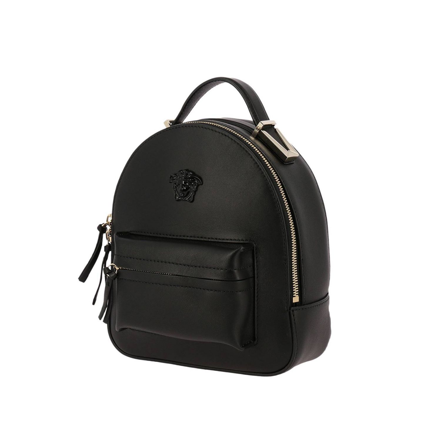 versace black backpack women's