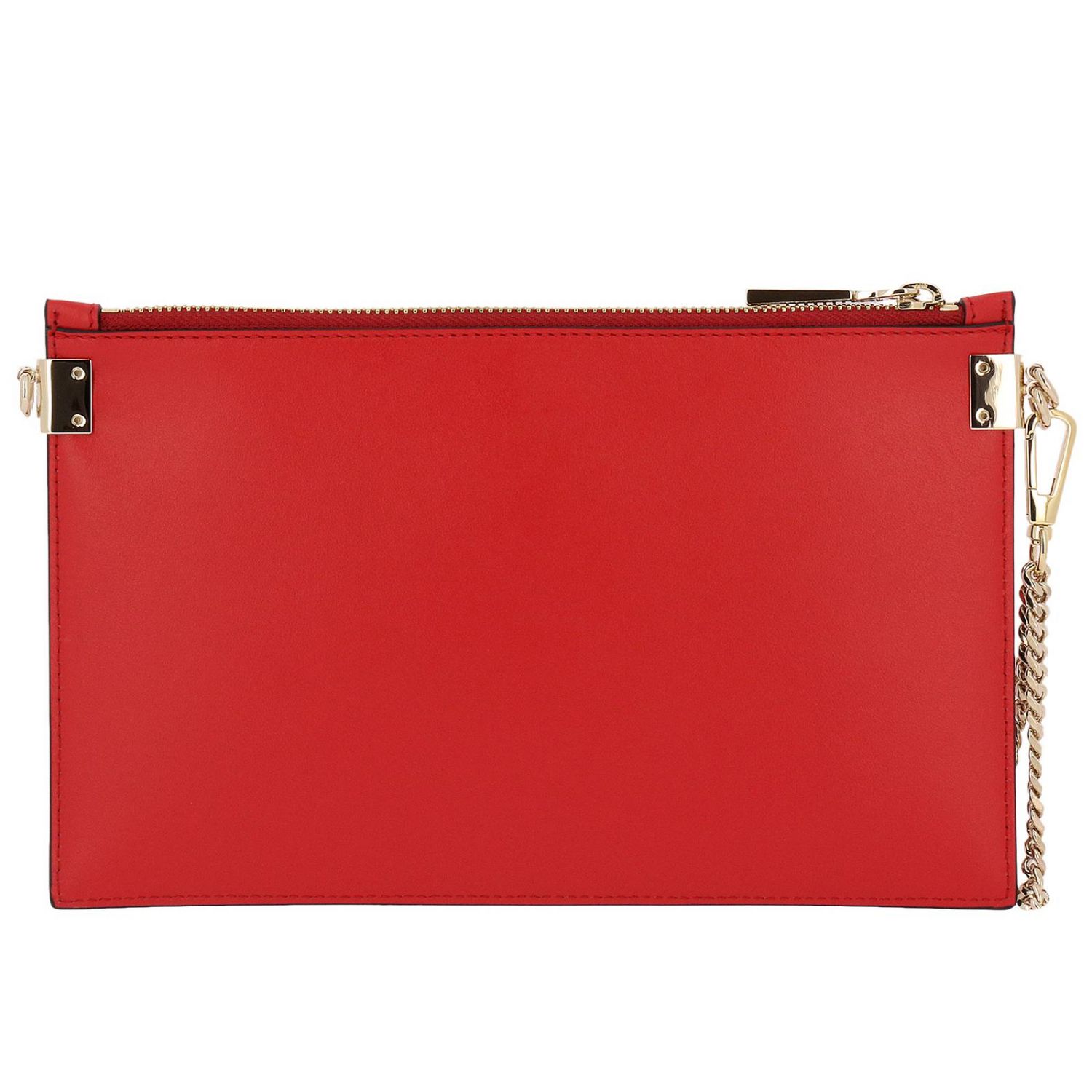 VERSACE: Shoulder bag women - Red | Clutch Versace DP8F162 DVITX GIGLIO.COM