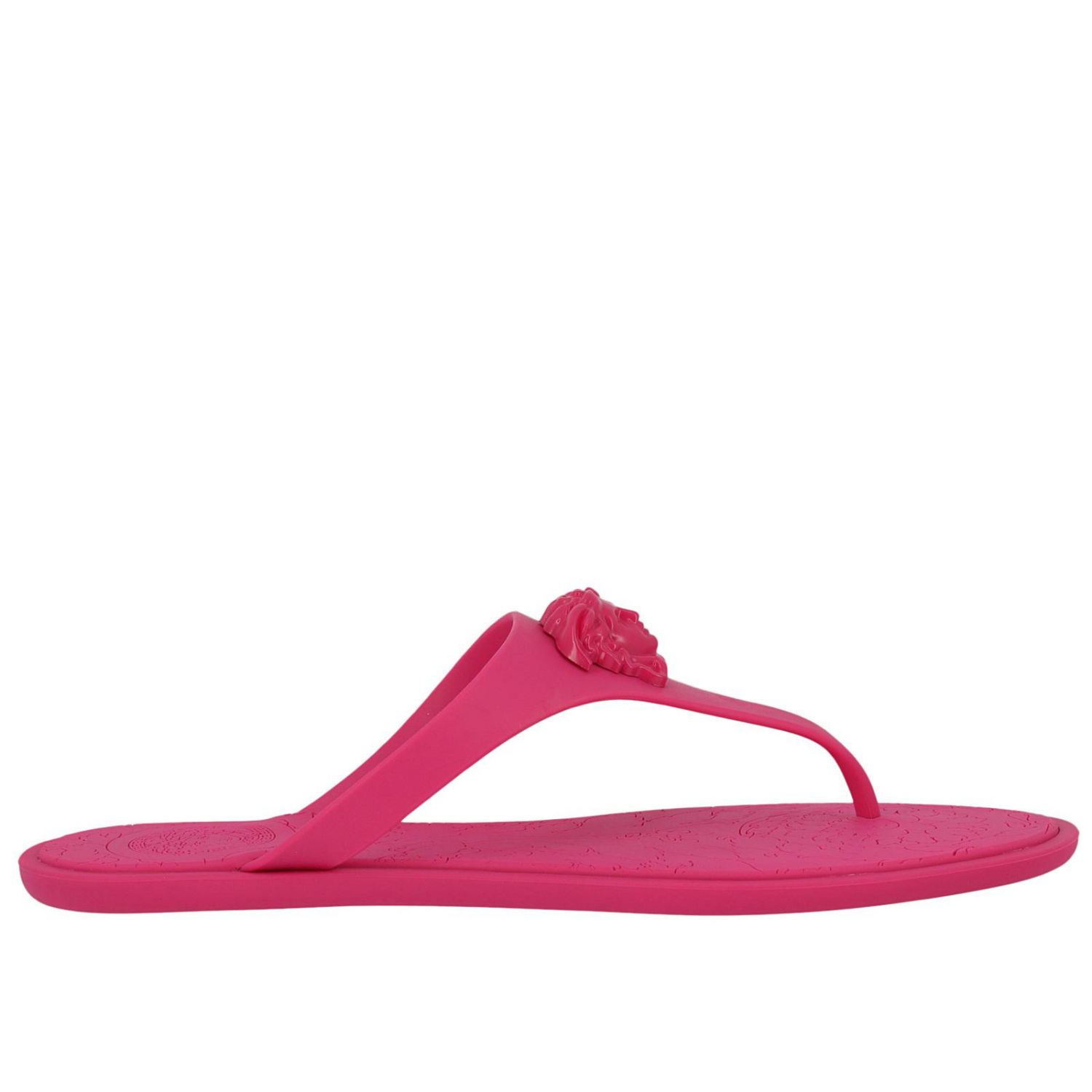 fuchsia sandals flat
