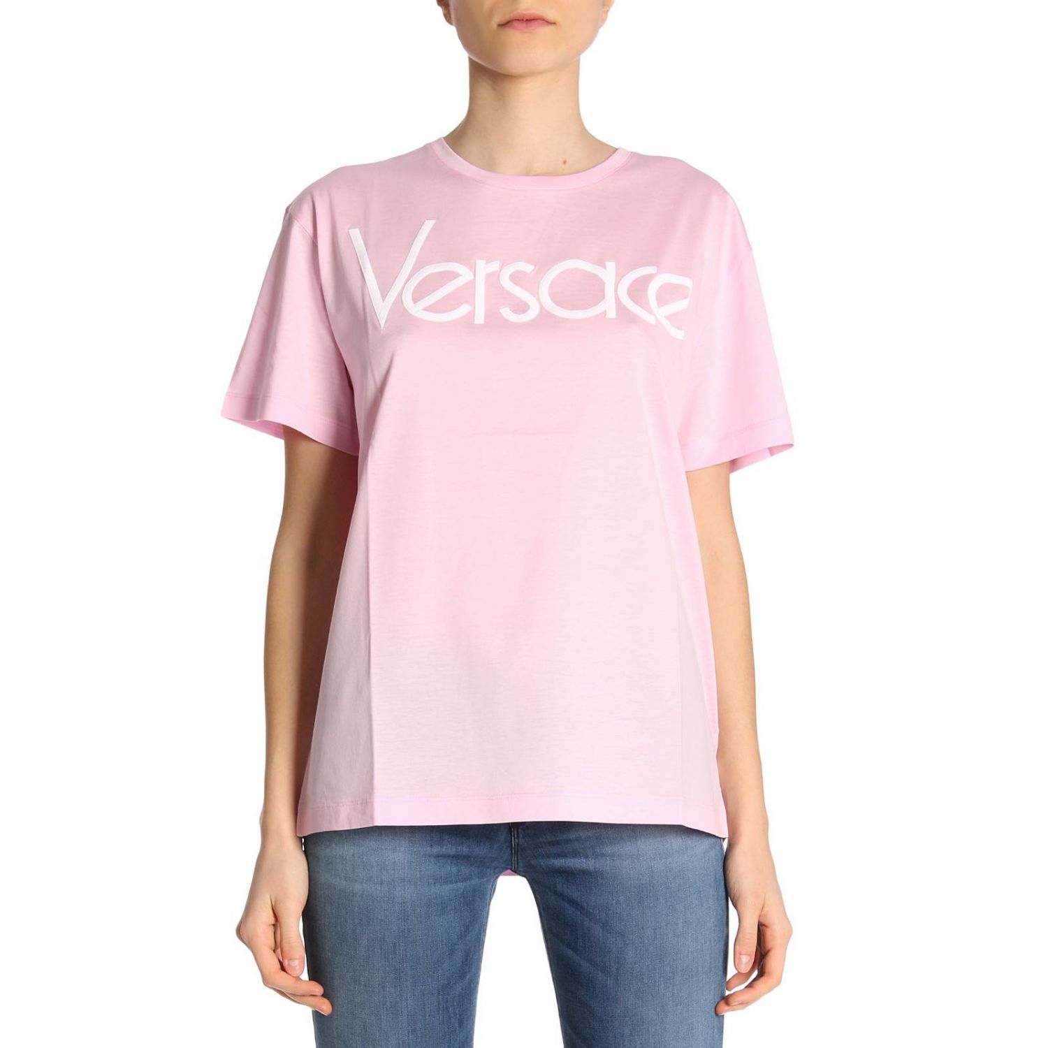 versace t shirt pink