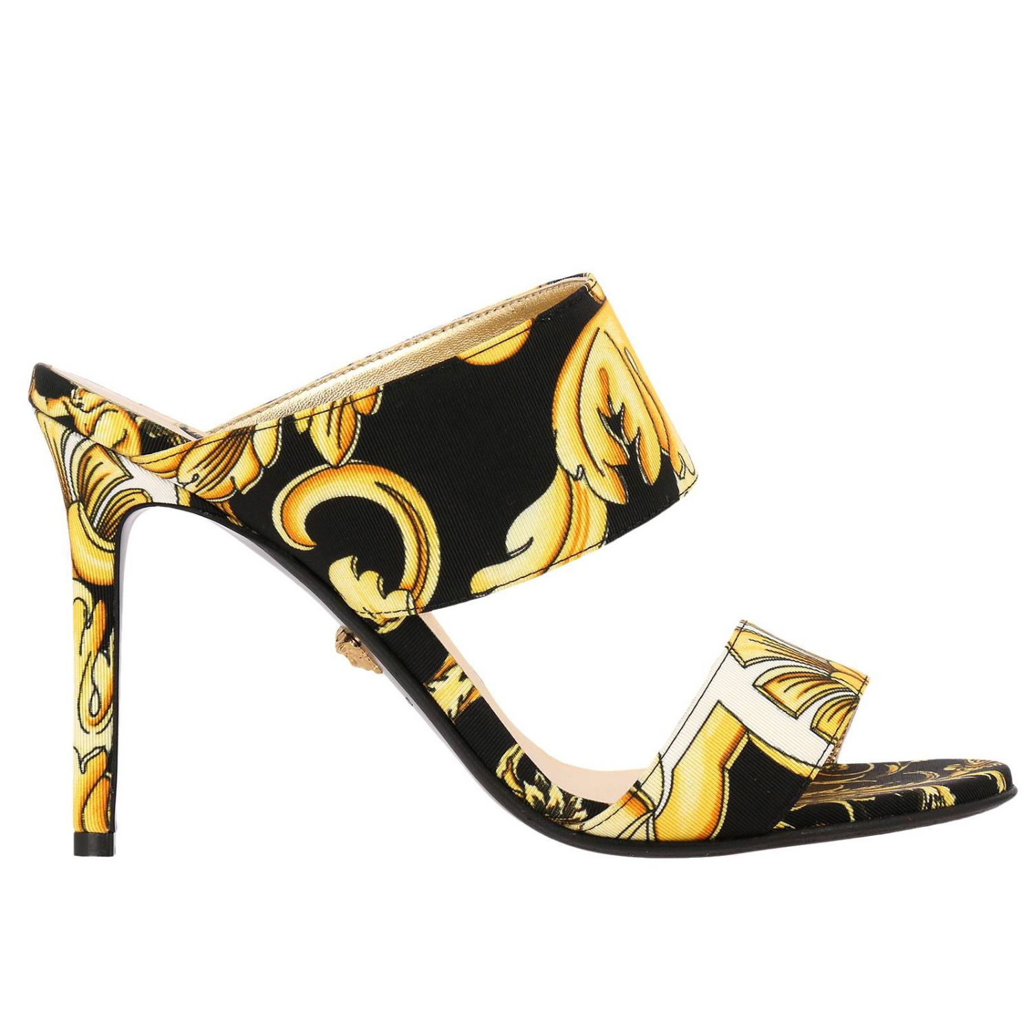 VERSACE Shoes women Black Heeled Sandals Versace DSR626N DTEB1