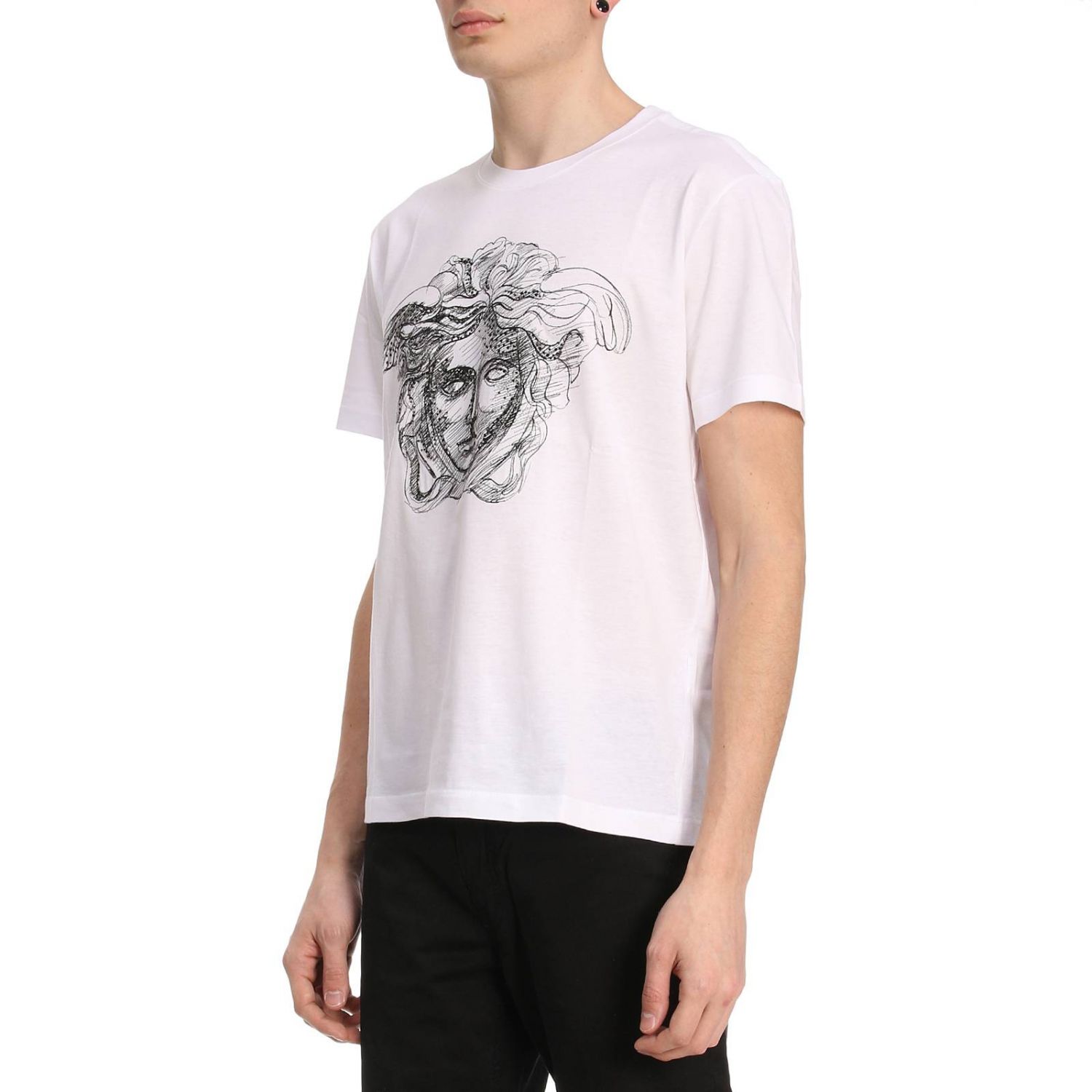 Versace Outlet: T-shirt men | T-Shirt Versace Men White | T-Shirt ...