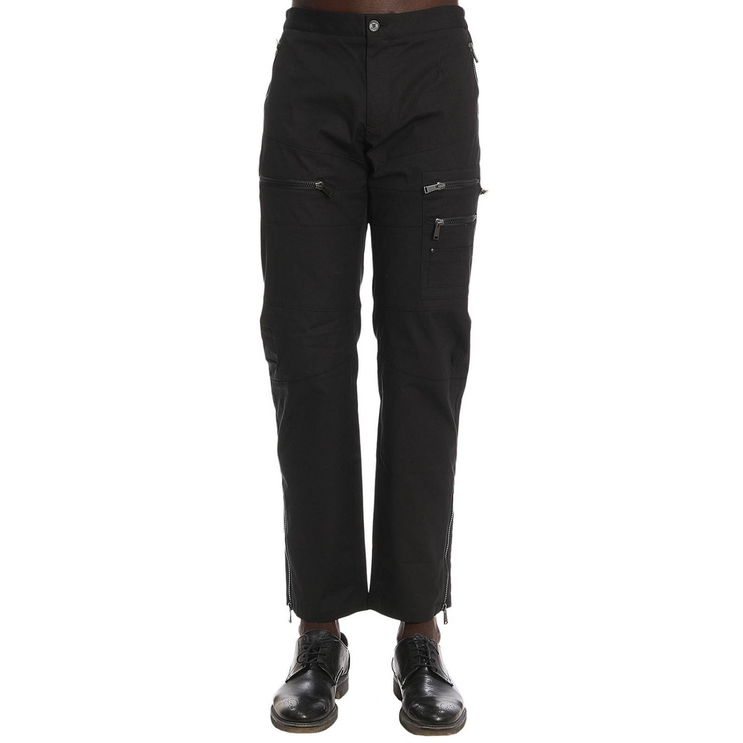 Trousers Versace: Versace trousers for men black 1