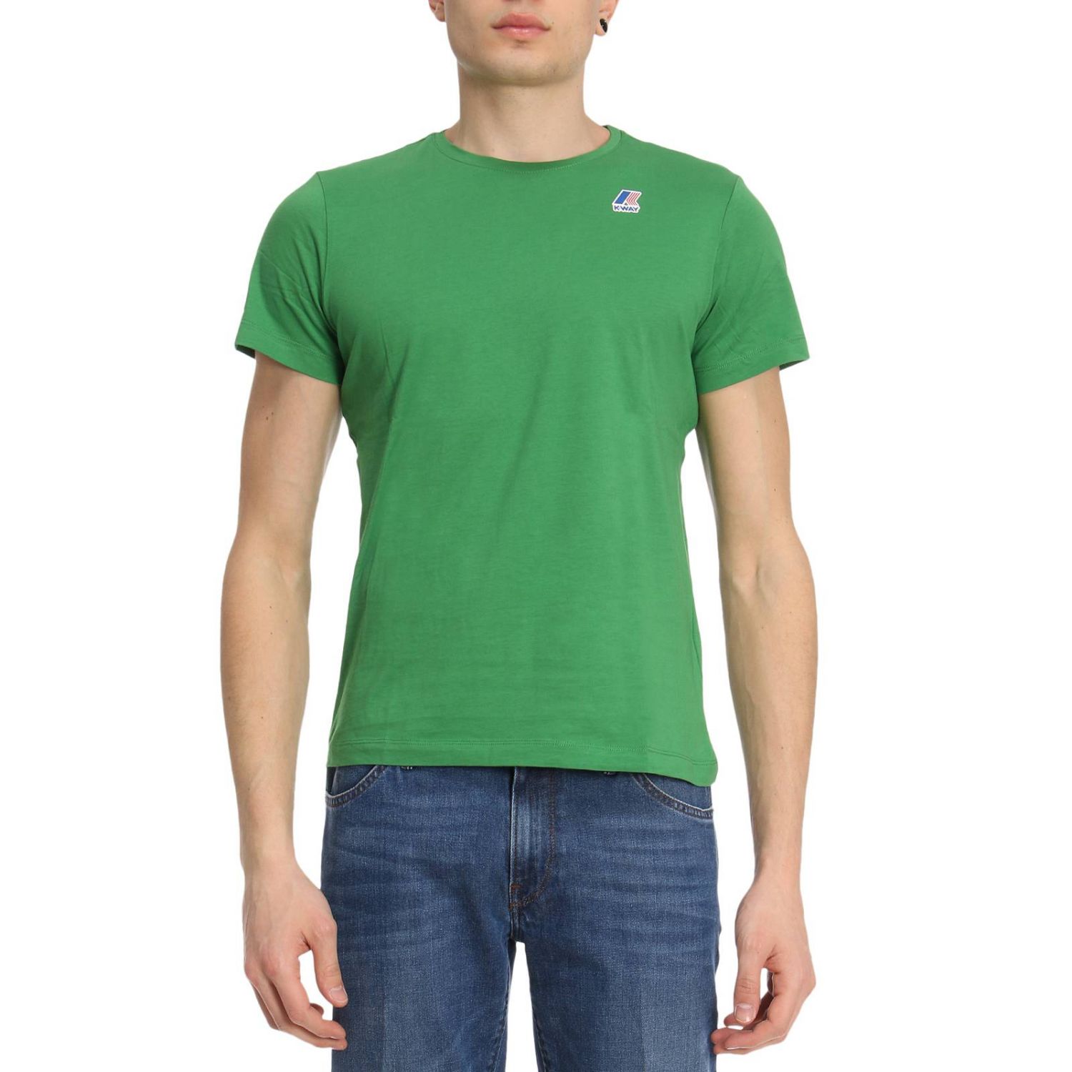 K-Way Outlet: T-shirt men | T-Shirt K-Way Men Green | T-Shirt K-Way ...