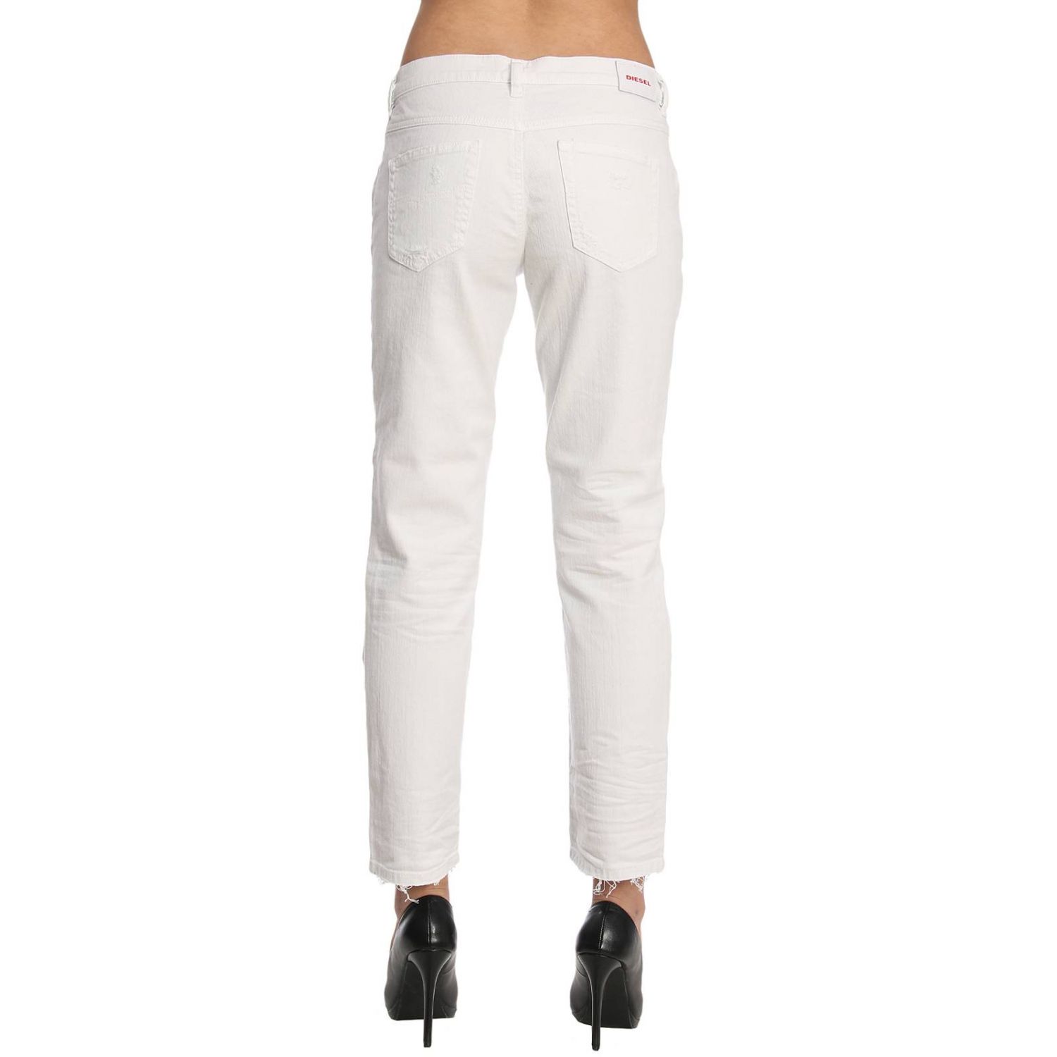 diesel white jeans womens