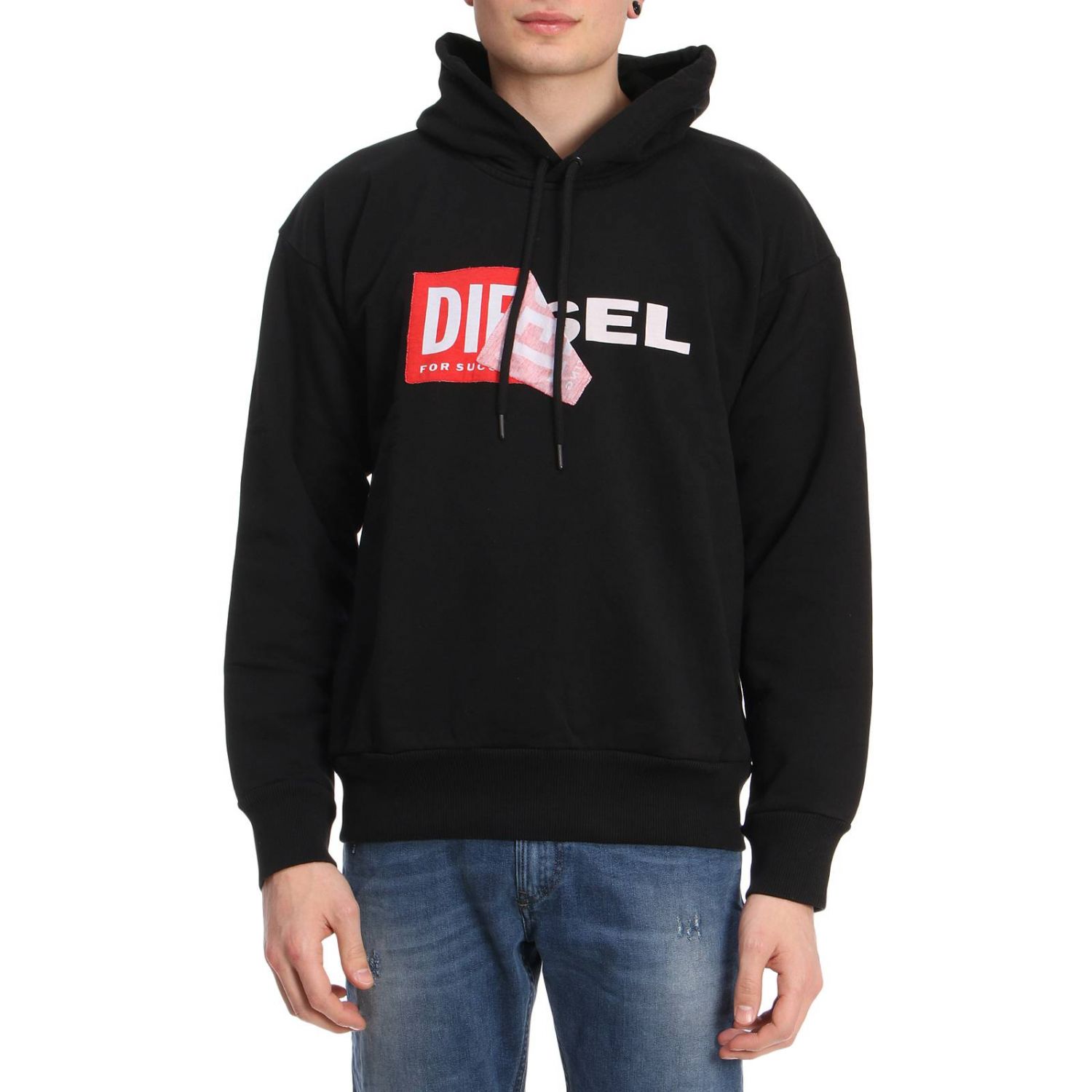 Diesel Outlet: Sweater men | Sweater Diesel Men Black | Sweater Diesel ...