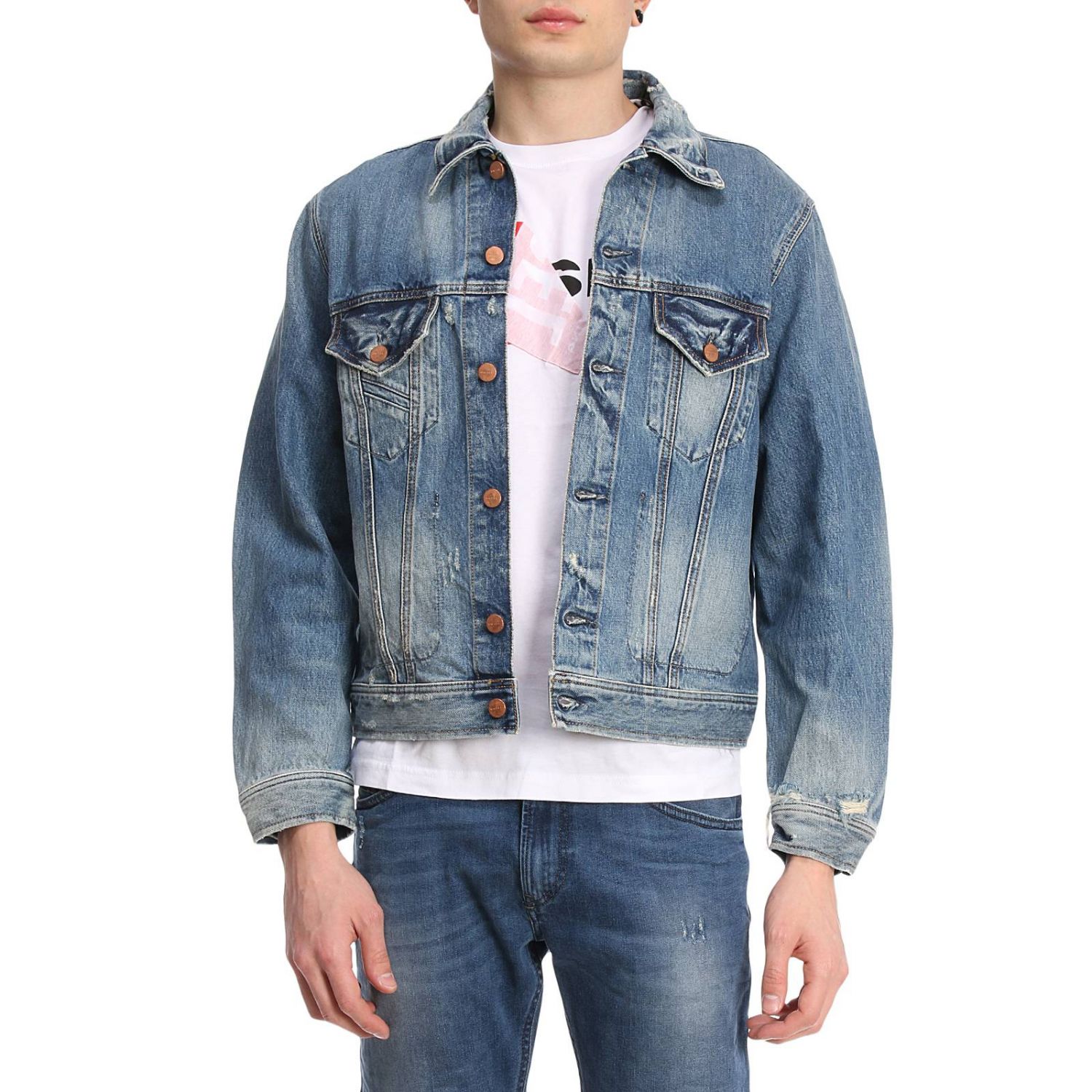 Diesel Outlet: Jacket men | Jacket Diesel Men Denim | Jacket Diesel ...