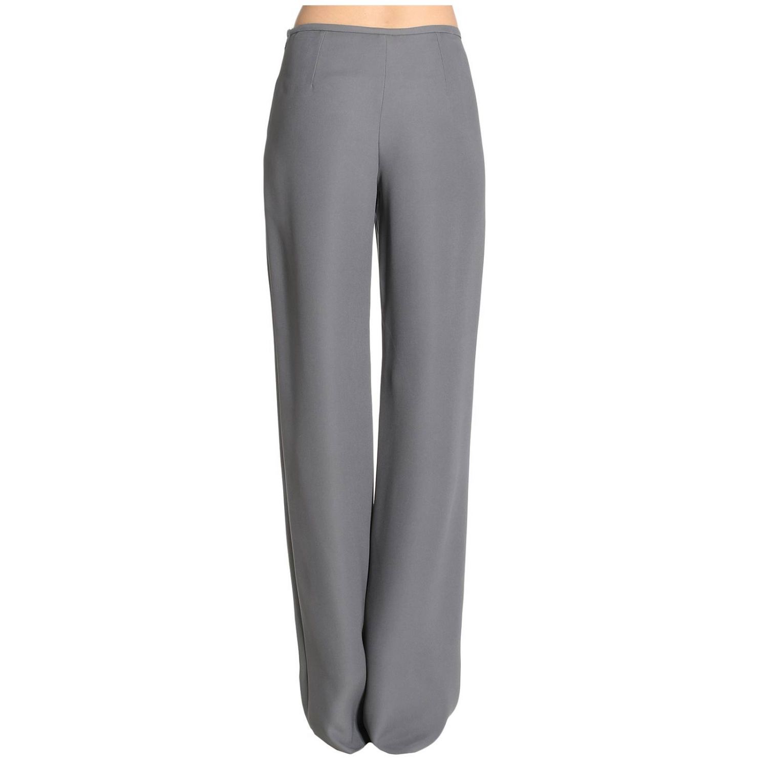 Emporio Armani Outlet: Pants women | Pants Emporio Armani Women Grey ...