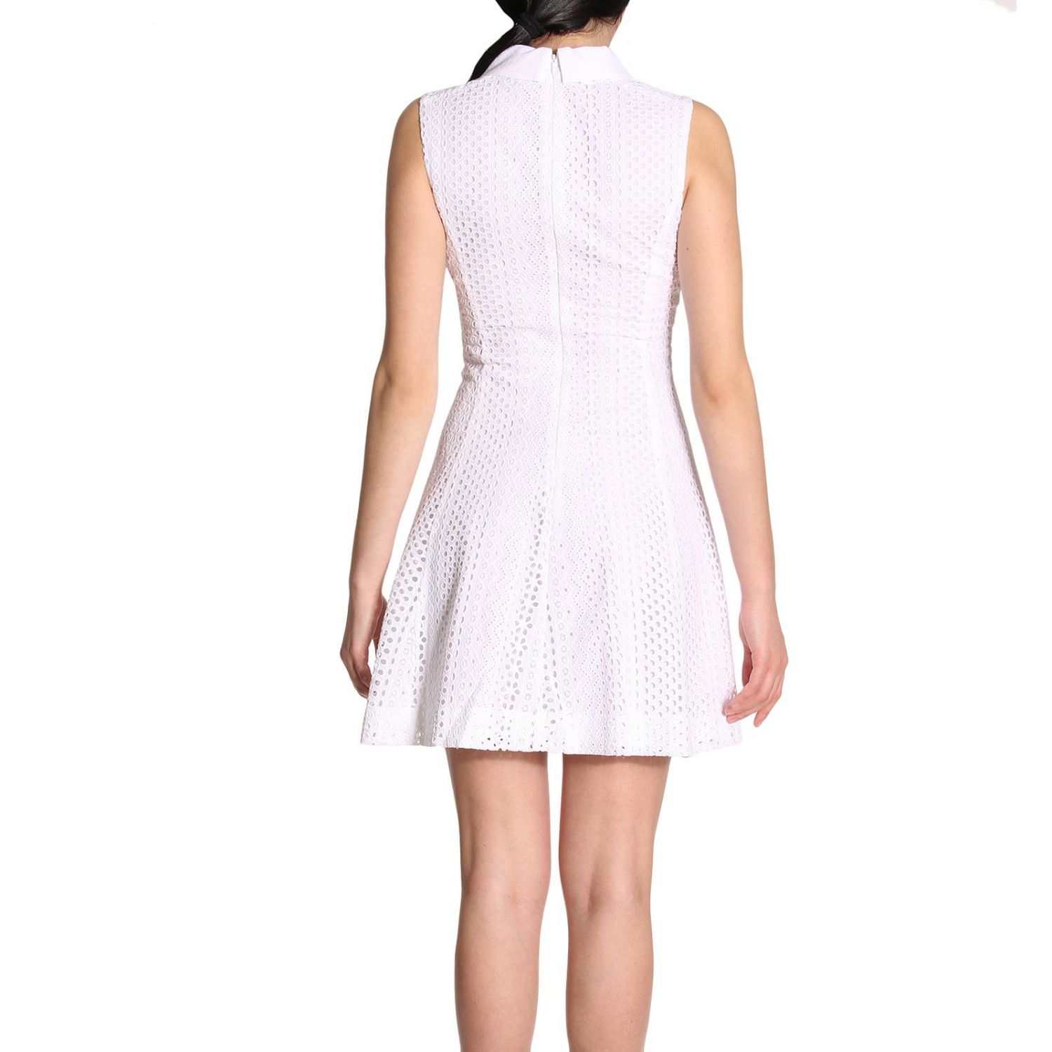white armani dress