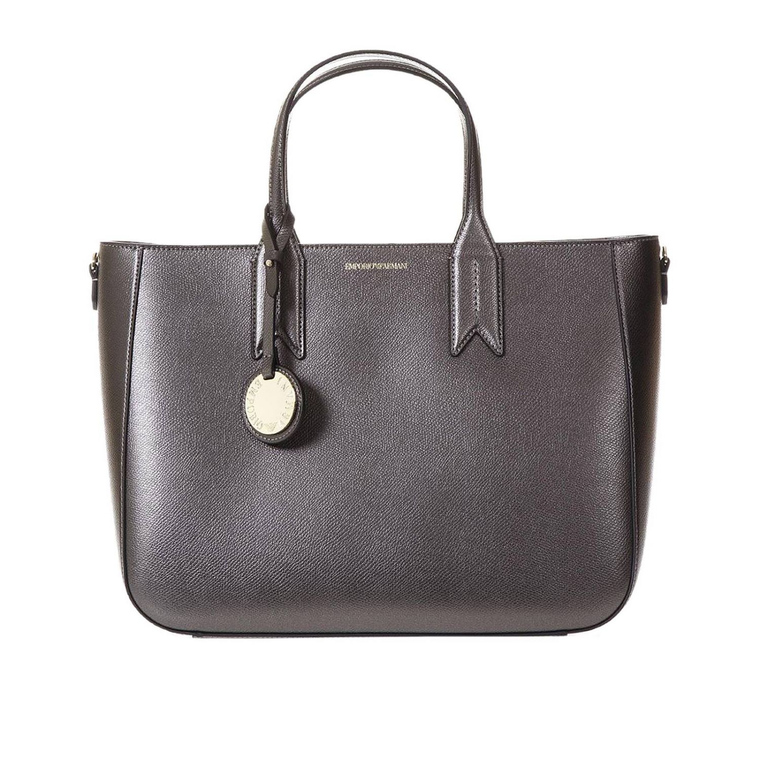 Emporio Armani Outlet: Shoulder bag women - Charcoal | Handbag Emporio ...