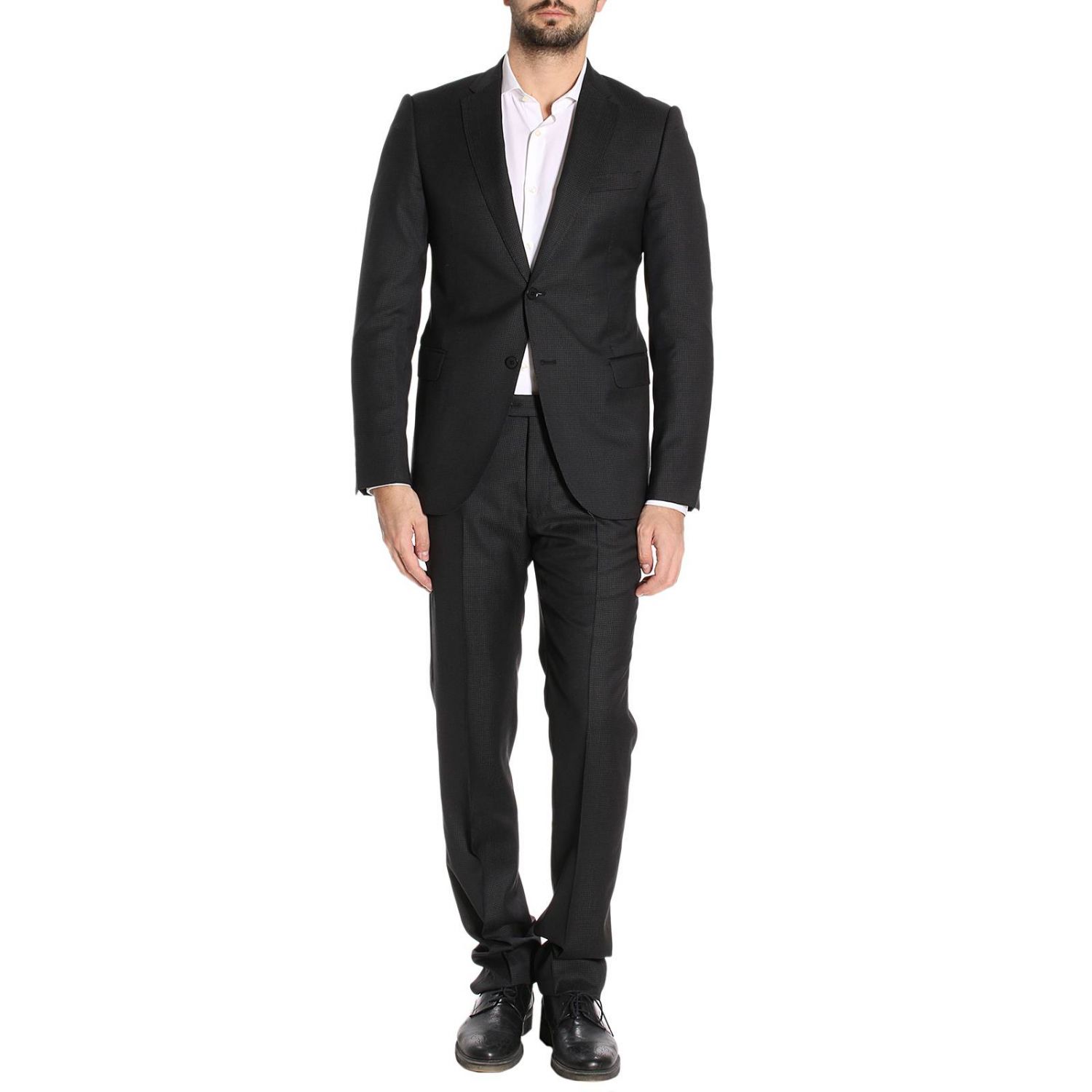 armani charcoal suit