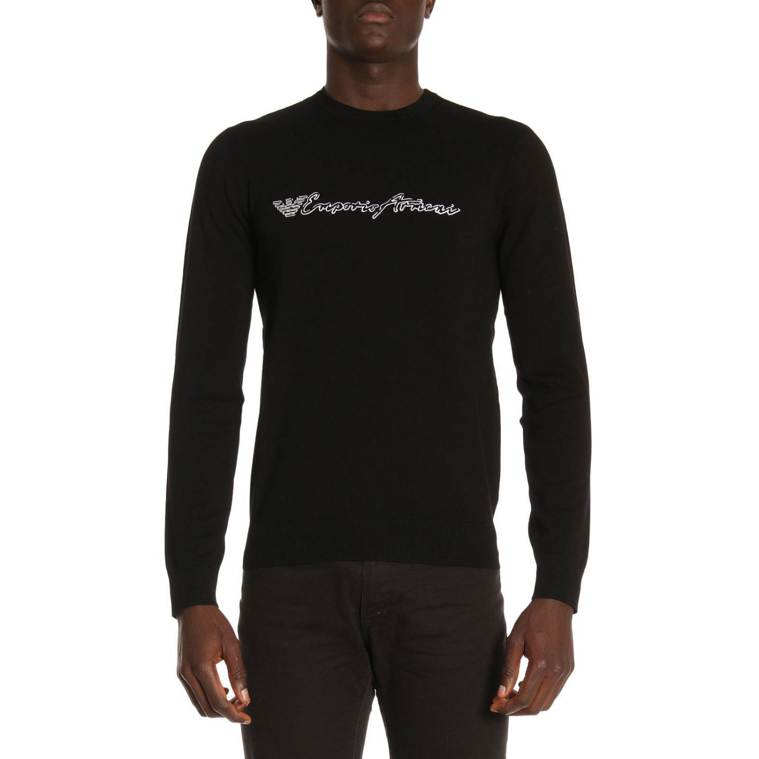 emporio armani jumper black