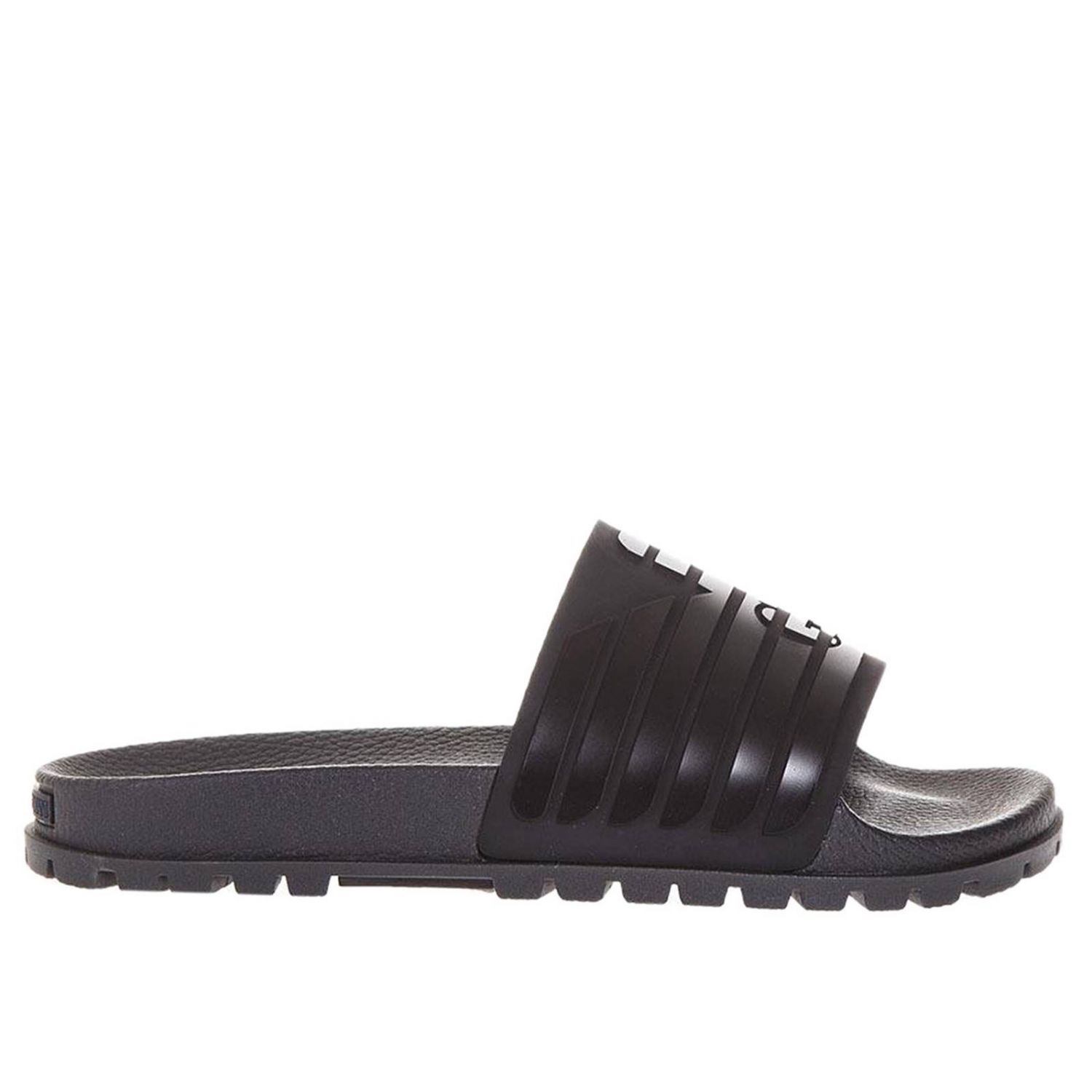 Emporio Armani Outlet: Shoes men | Sandals Emporio Armani Men Black ...