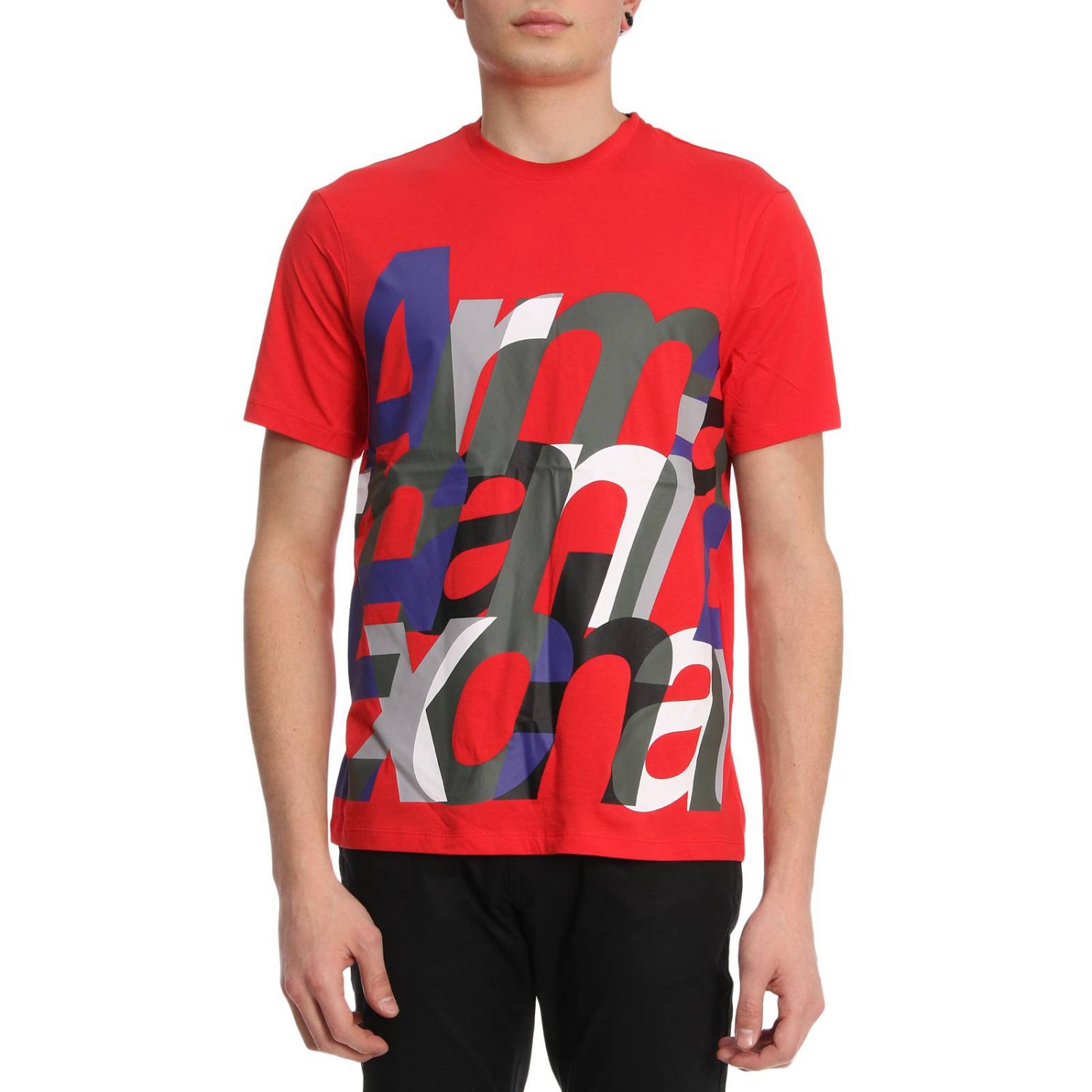 Armani Exchange Outlet Futbolka Muzhskoe Futbolka Armani Exchange Muzhskoe Krasnyj Futbolka Armani Exchange 3zztbf Zjh4z Giglio Ru