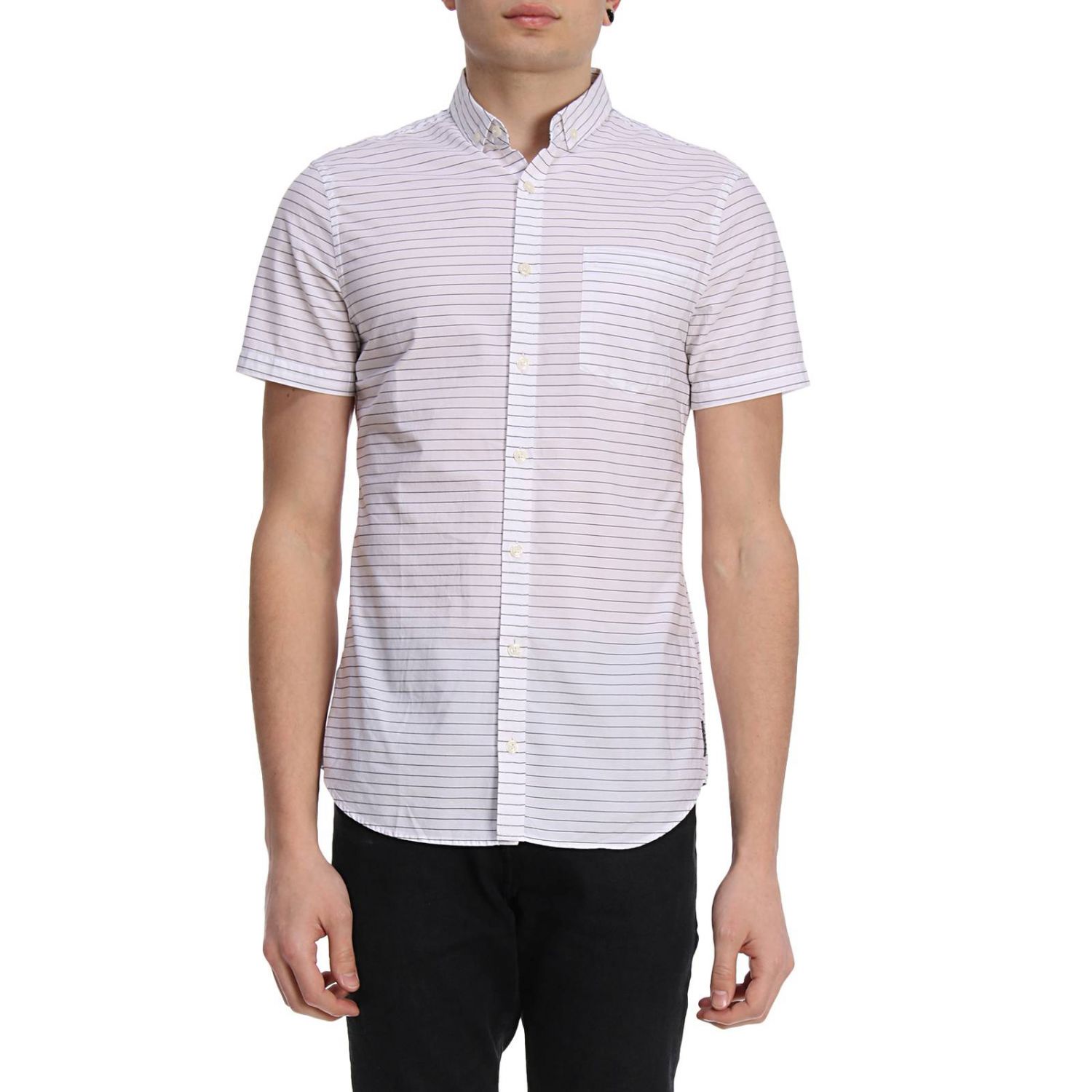 armani exchange shirts white