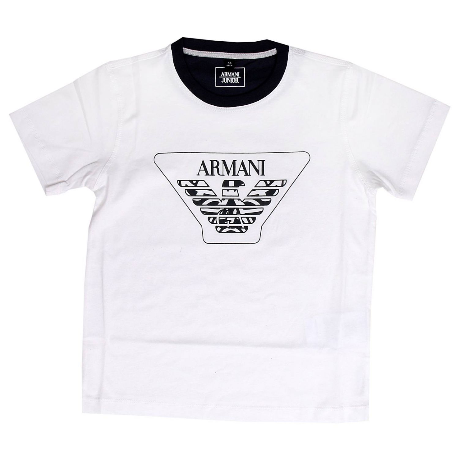 T-Shirt Armani Junior Kids White 