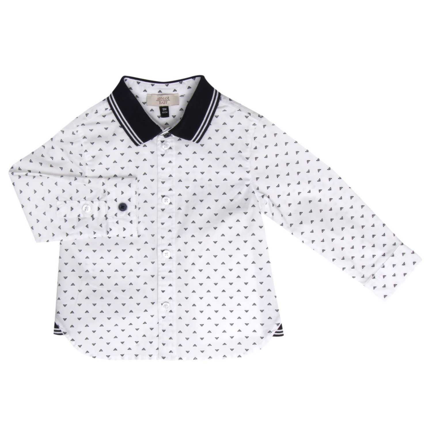 Armani Baby Outlet Chemise enfant Blanc Chemise Armani Baby 3ZHC04 4NFQZ