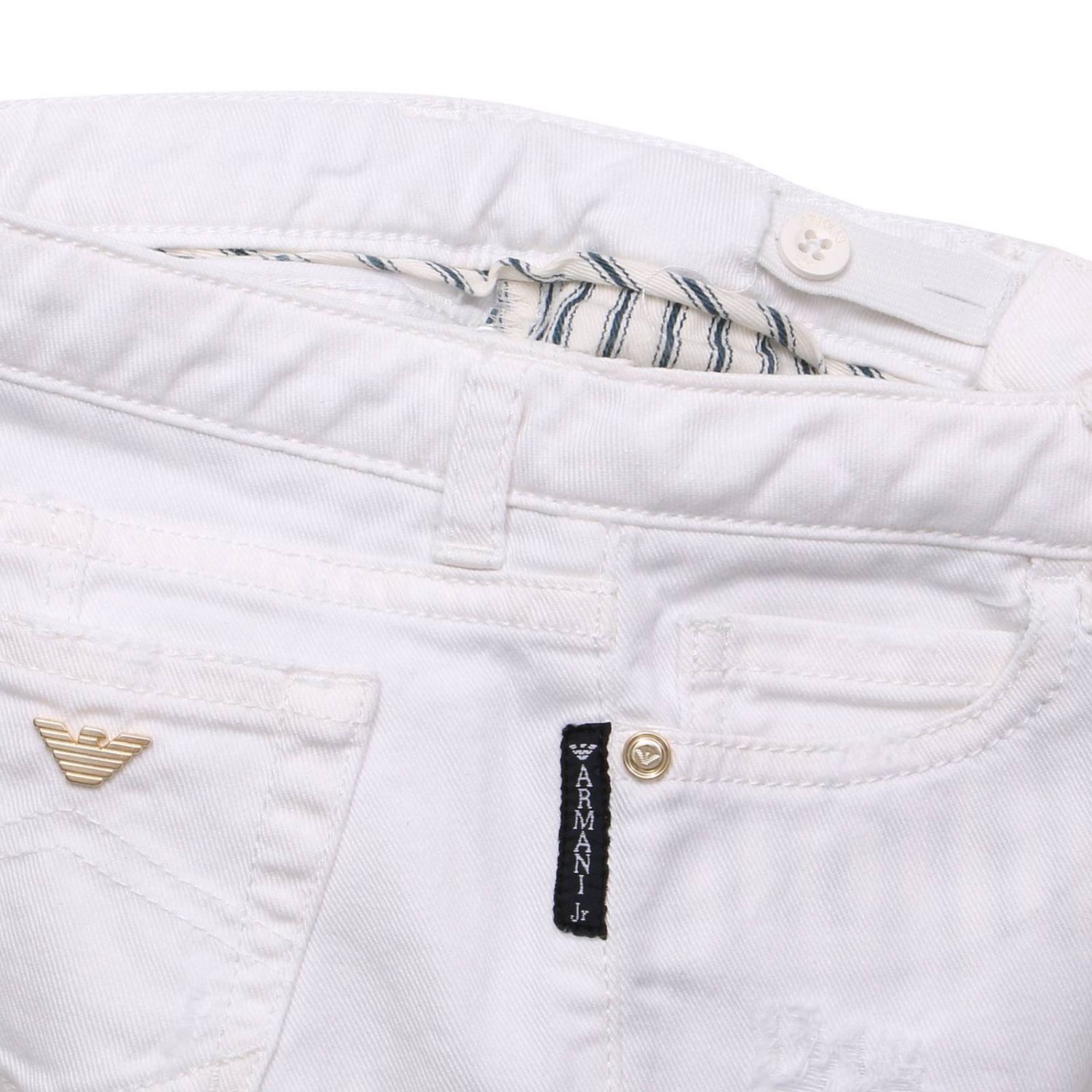 Armani Junior Outlet: Jeans kids | Jeans Armani Junior Kids White | Jeans  Armani Junior 3Z3S80 3N27Z GIGLIO.COM
