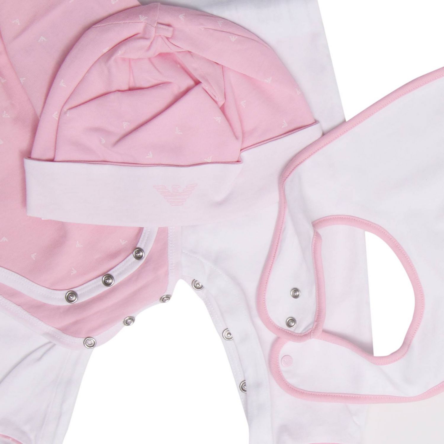 Armani Junior Outlet Jumpsuit kids Jumpsuit Armani Junior Kids Pink