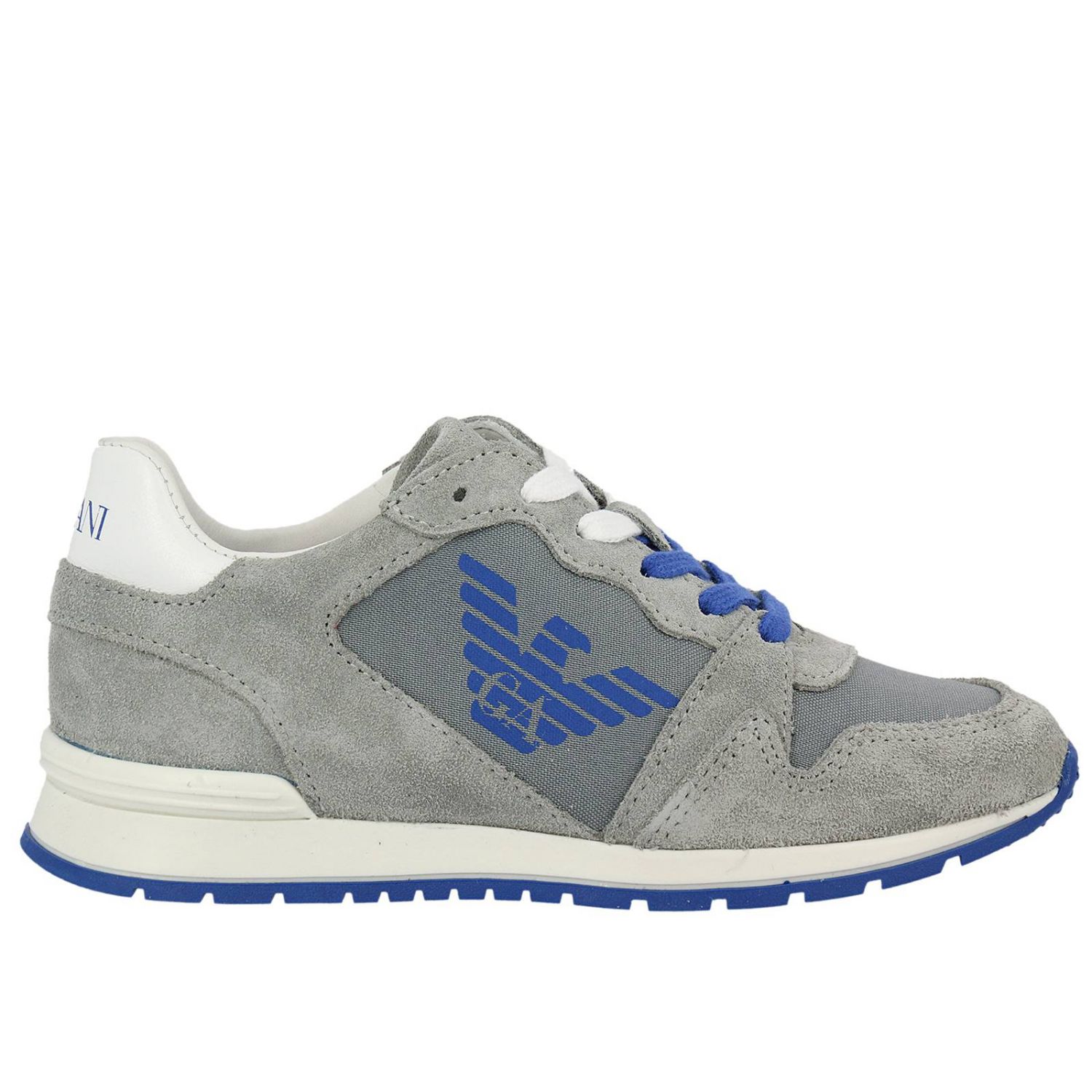 Armani Junior Outlet: Shoes kids | Shoes Armani Junior Kids Grey ...