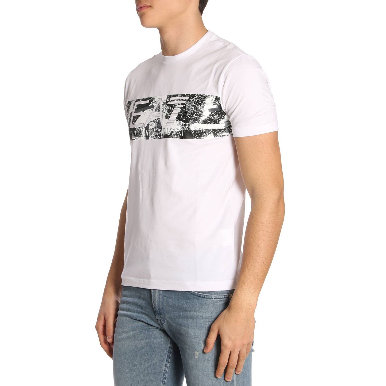 Ea7 Outlet: T-shirt men - White | T-Shirt Ea7 3ZPT83 PJM5Z GIGLIO.COM