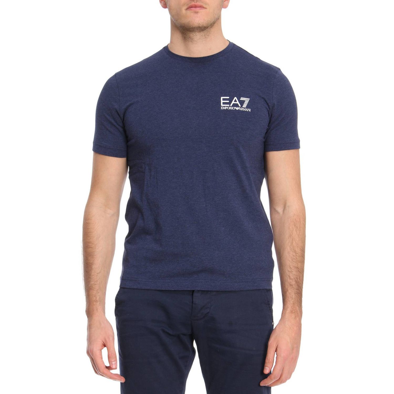 Ea7 Outlet: T-shirt men - Blue | T-Shirt Ea7 3ZPT52 PJ03Z GIGLIO.COM