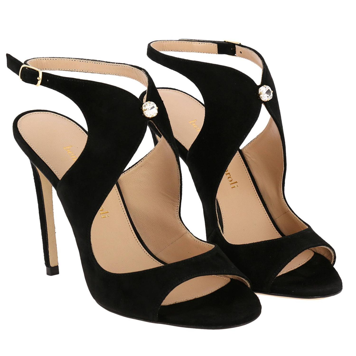 Benedetta Boroli Outlet: Shoes women - Black | Heeled Sandals Benedetta ...