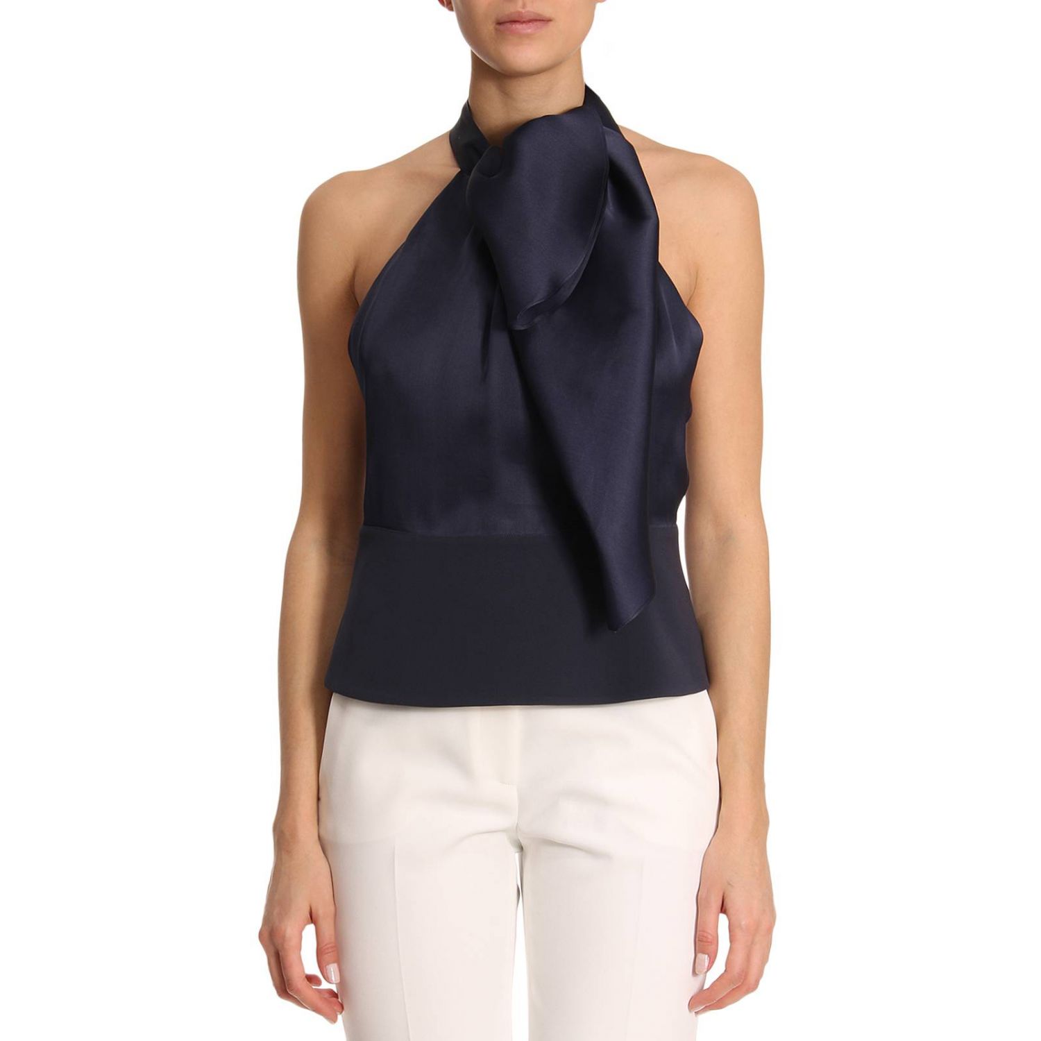 Giorgio Armani Outlet: Блузка Женское - Синий | Блузка Giorgio Armani  WAC01T WA10C GIGLIO.COM