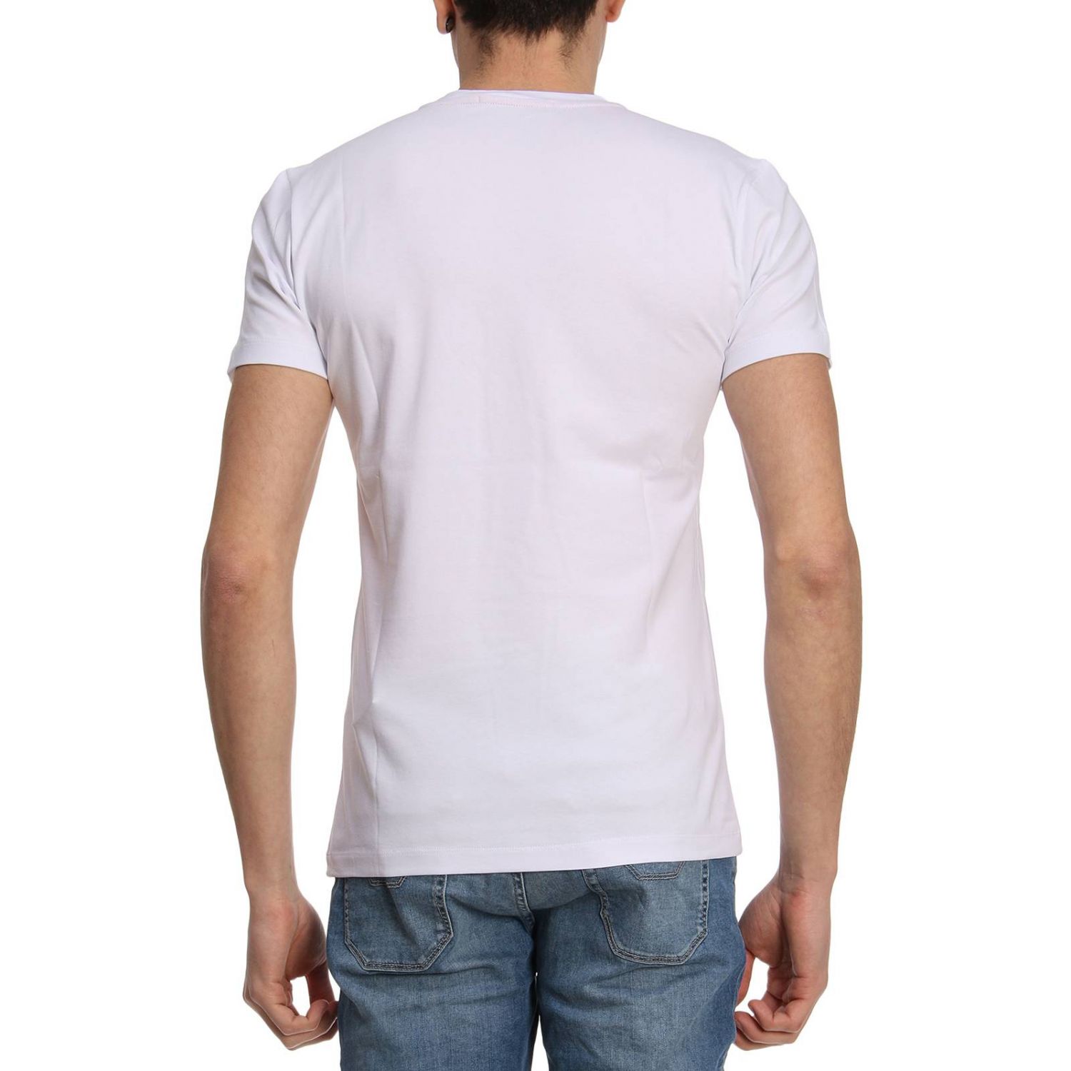 Paciotti 4Us Outlet: T-shirt men - White | T-Shirt Paciotti 4Us 1212 ...