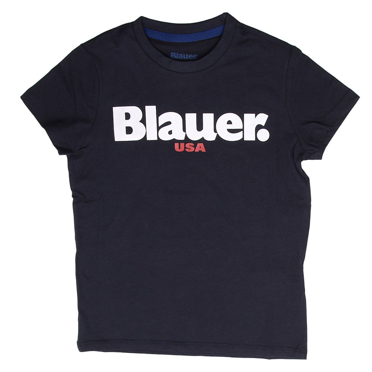 Blauer Outlet: T-shirt kids - Blue | T-Shirt Blauer BLKH02122 4547  GIGLIO.COM