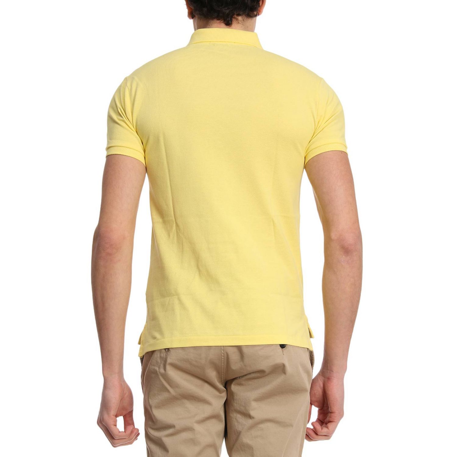 light yellow ralph lauren shirt