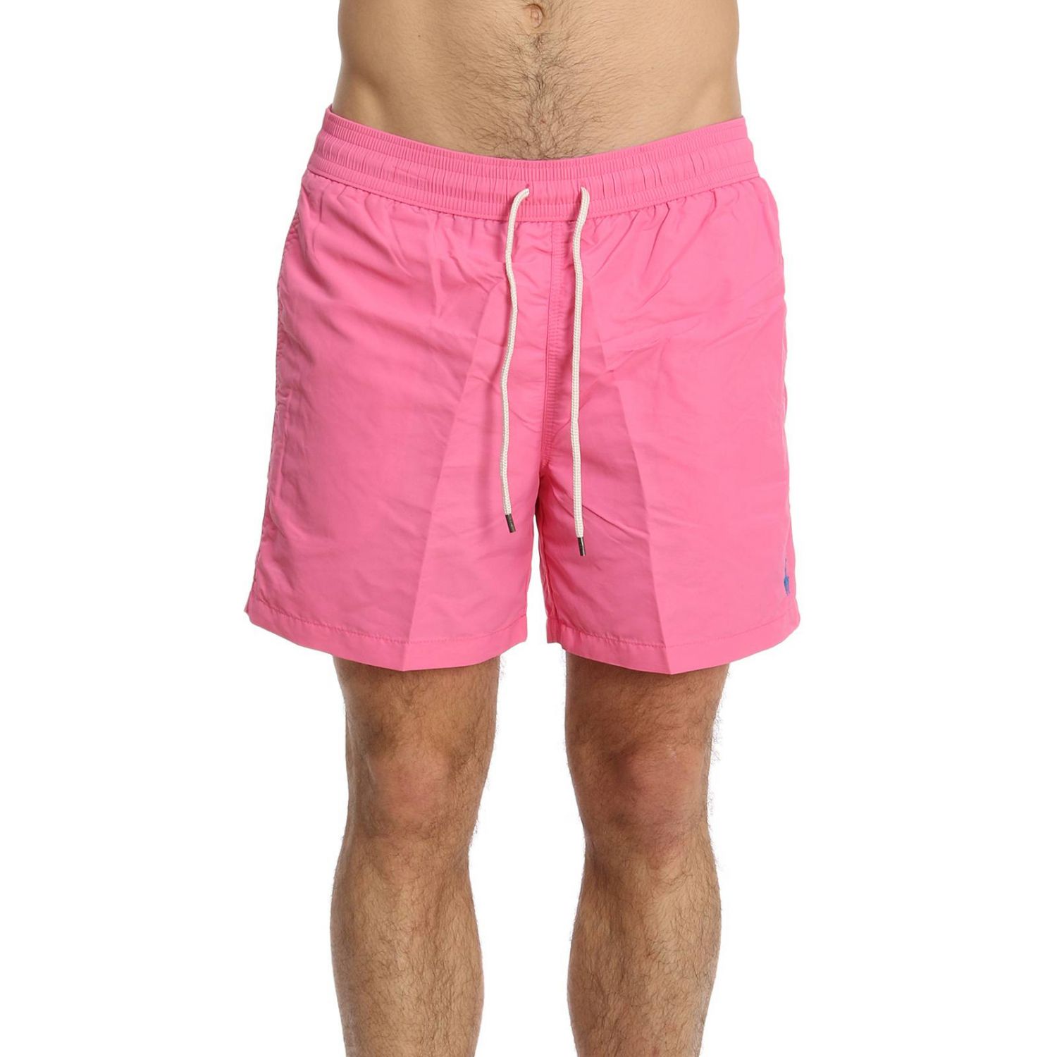 pink polo bathing suit