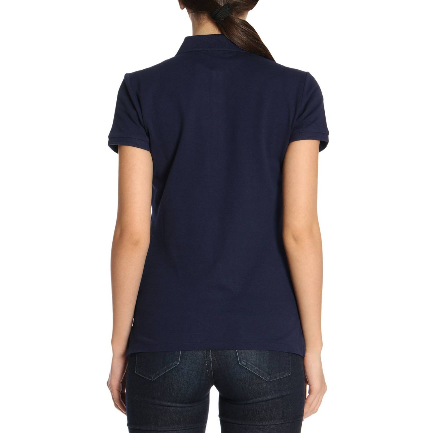 ralph lauren navy blue shirt women's