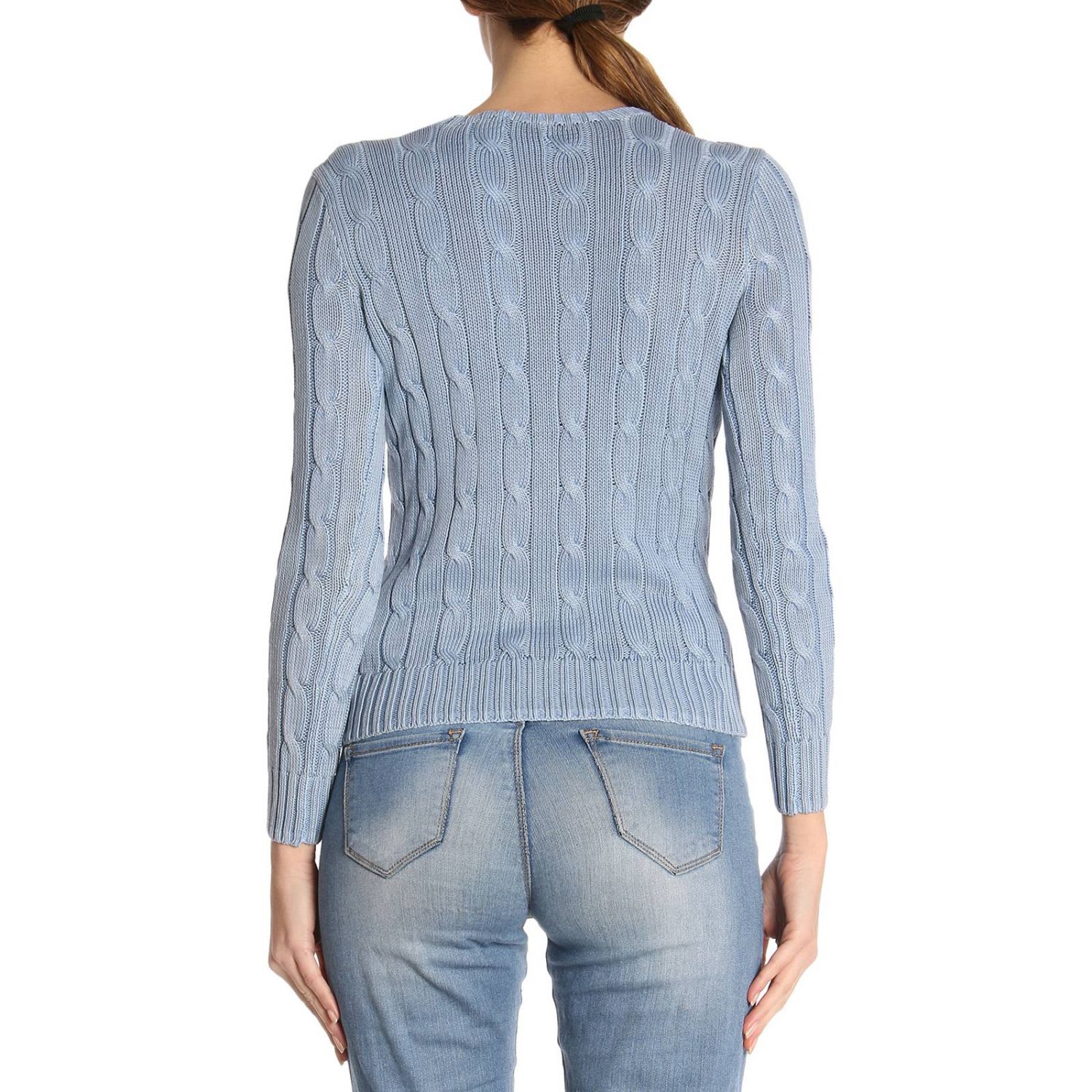 Polo Ralph Lauren Outlet Pull femme Pull Polo Ralph Lauren Femme Bleu Ciel Pull Polo Ralph