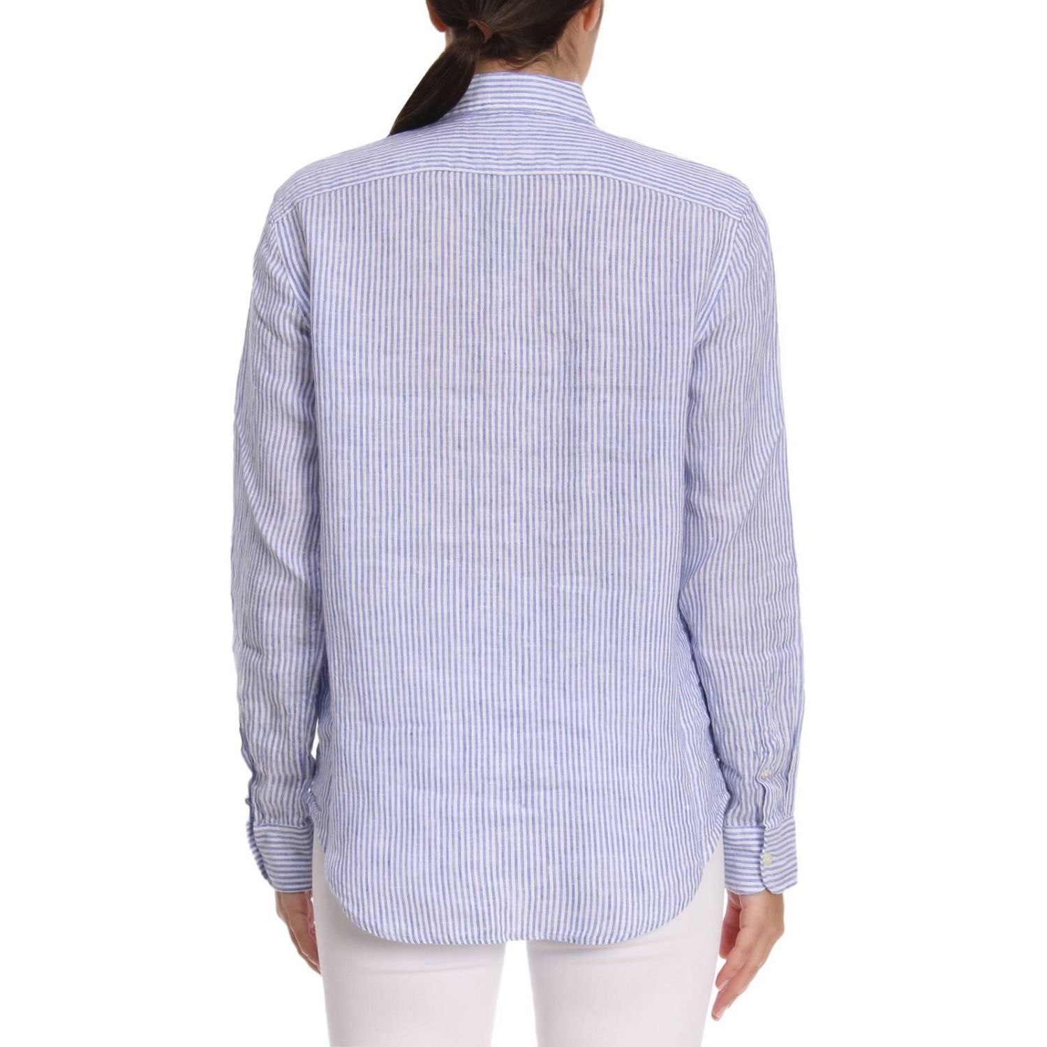 Polo Ralph Lauren Outlet: Shirt women - Blue | Shirt Polo Ralph Lauren ...
