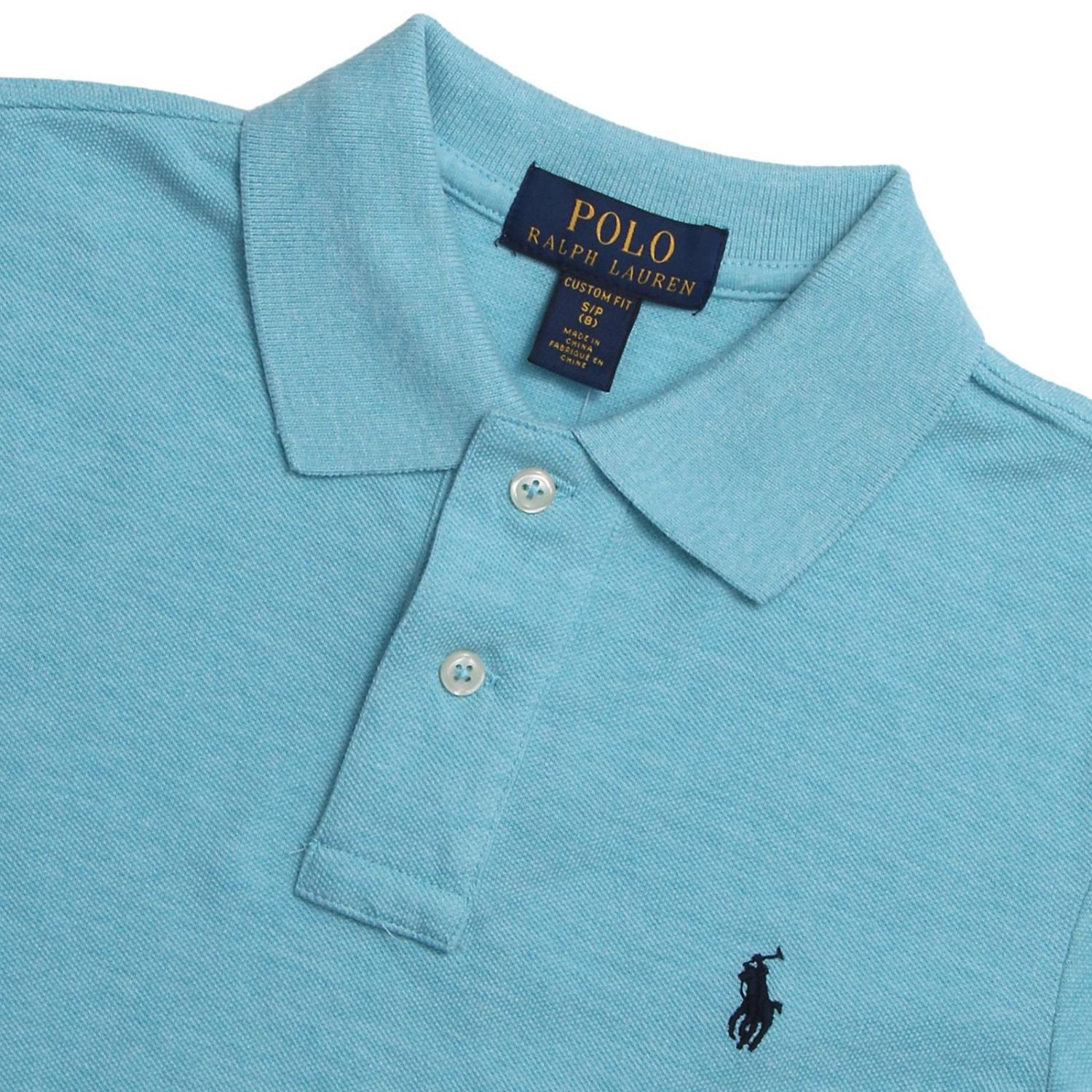 Ralph Lauren Bambino Abbigliamento Top e t-shirt T-shirt Polo Polo in piqué di cotone Custom-Fit 