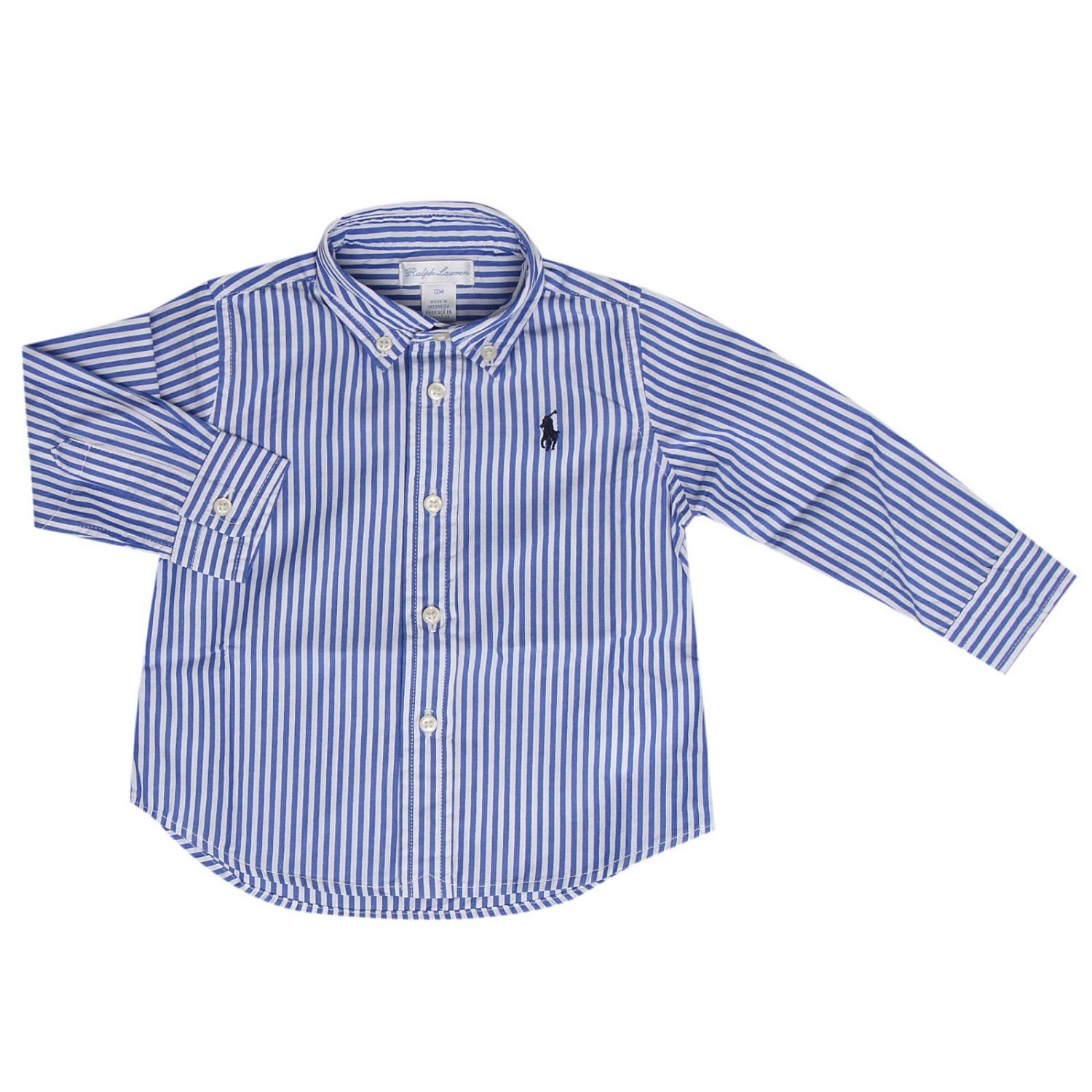 infant blue shirt